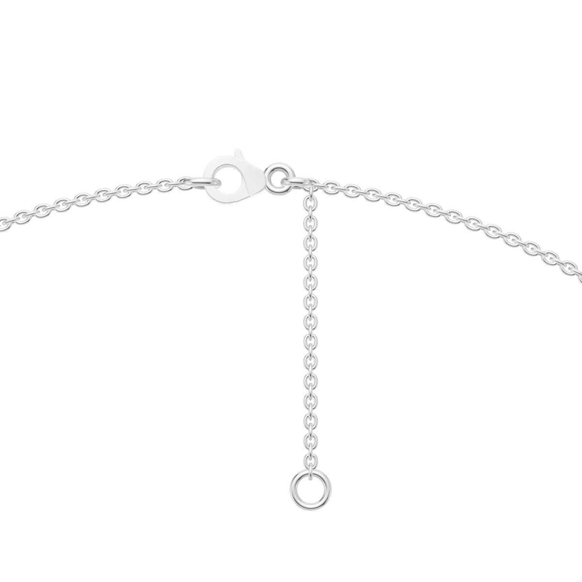 Lucia Rose Cut & Oval Diamond Floating Necklace
