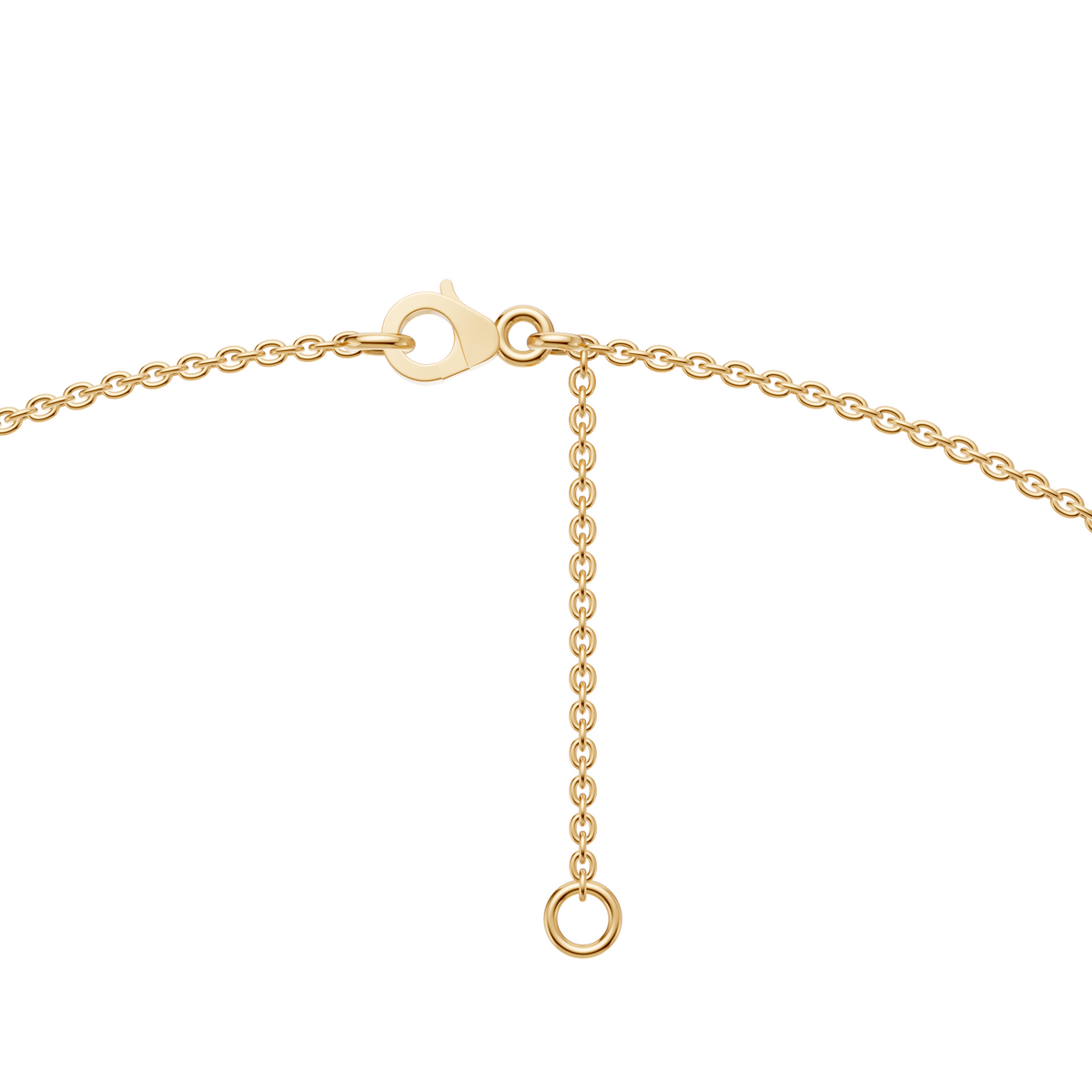 Lucia Rose Cut & Oval Diamond Floating Necklace