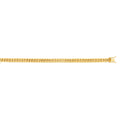 14K Yellow Gold 4.5mm Cuban Link Chain Necklace