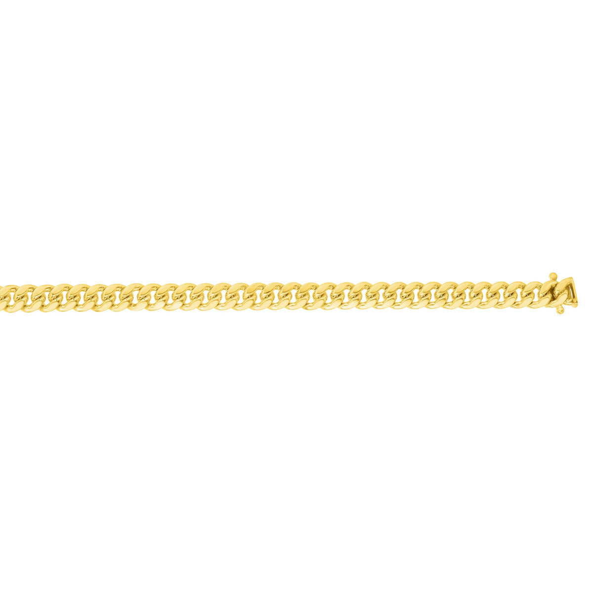 14K Yellow Gold 3.9mm Classic Miami Cuban Chain
