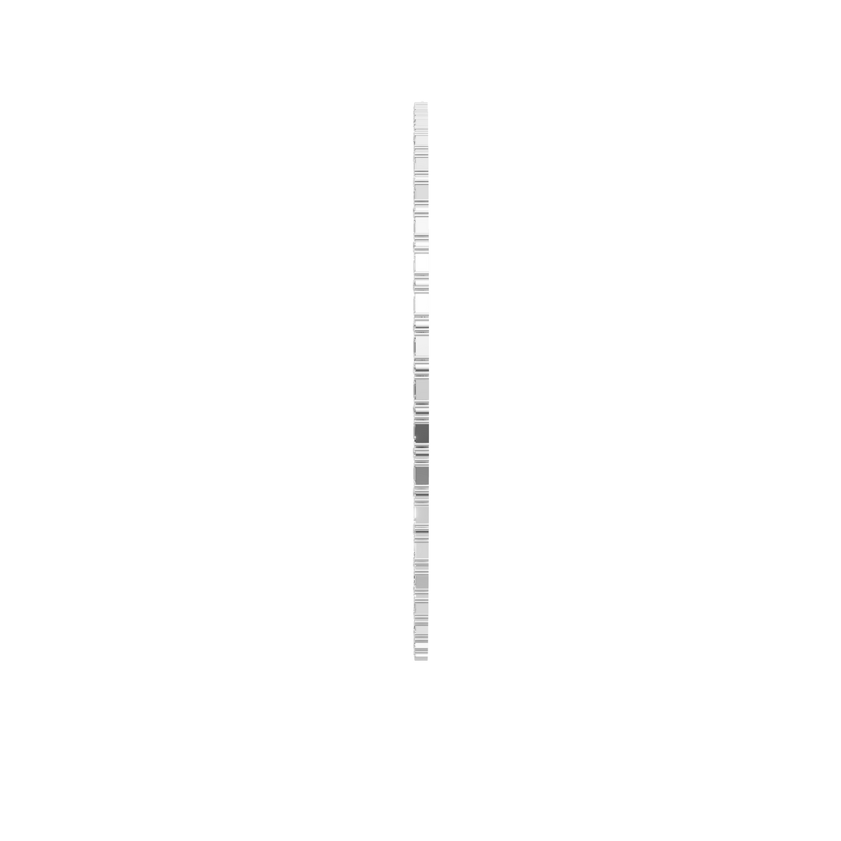 Aria Round & Emerald Cut Diamond Tennis Necklace in 14K Yellow Gold