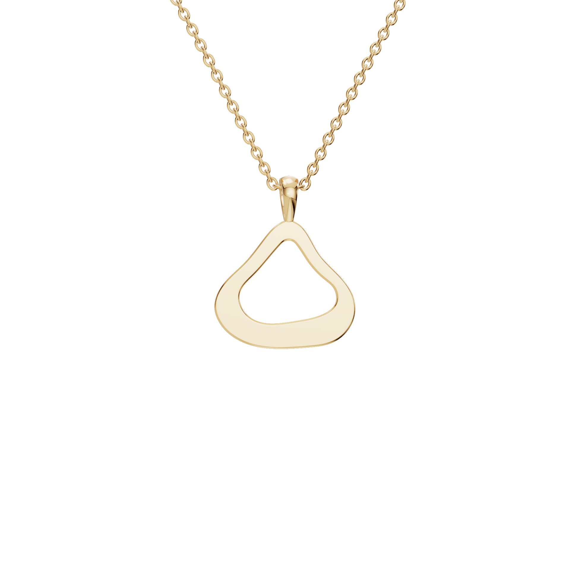 Elegant Wave Diamond Pendant Necklace – Lab Grown Fine Jewelry for Holiday