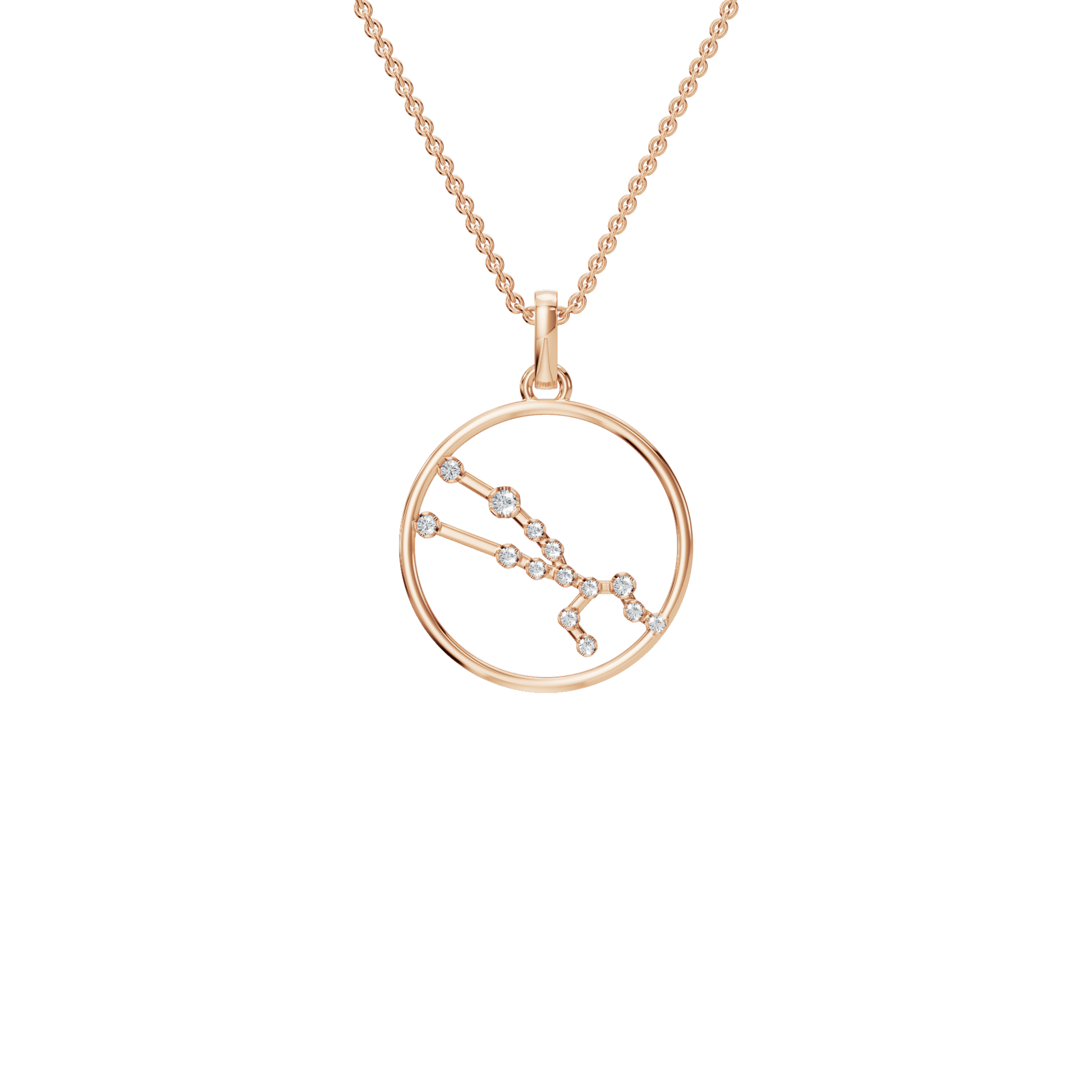 Taurus Earthbound Star Lab Grown Diamond Necklace