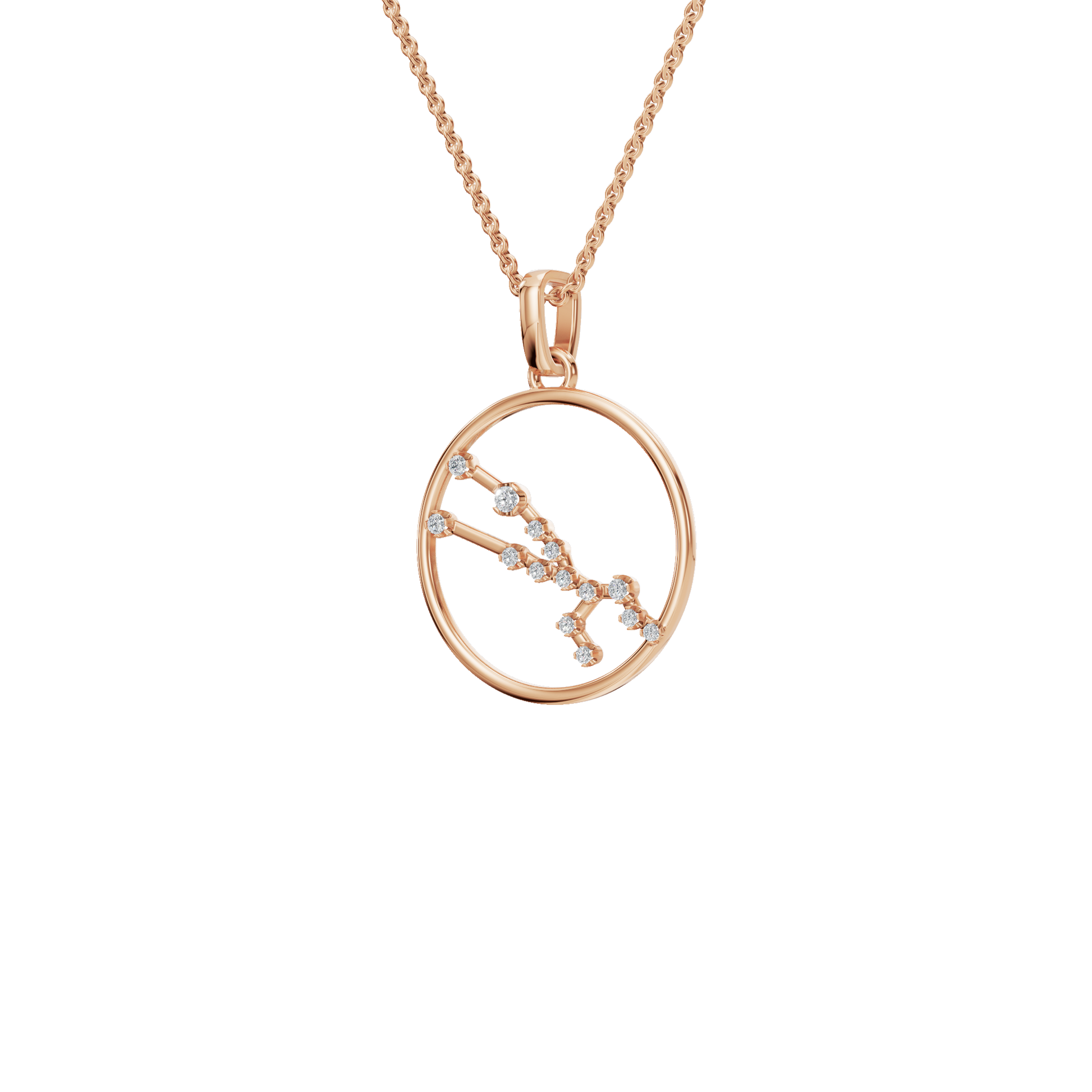 Taurus Earthbound Star Lab Grown Diamond Necklace