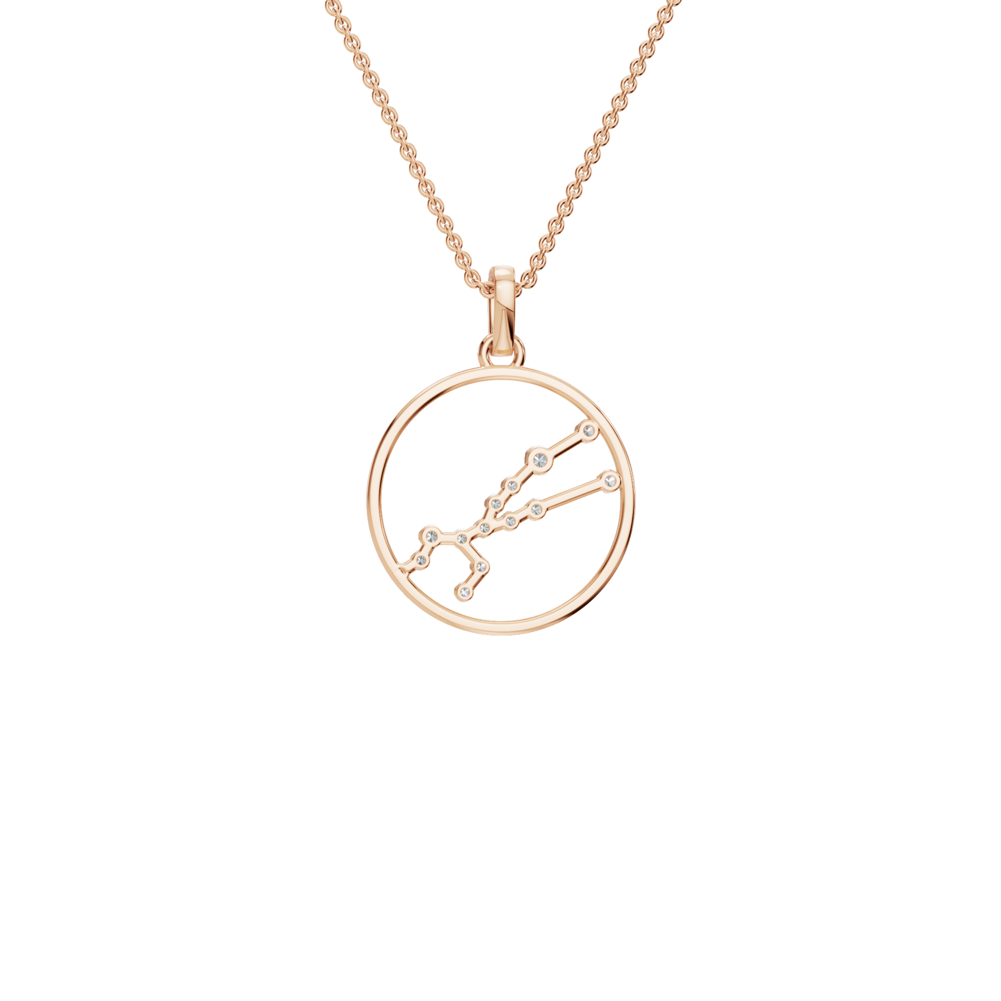 Taurus Earthbound Star Lab Grown Diamond Necklace