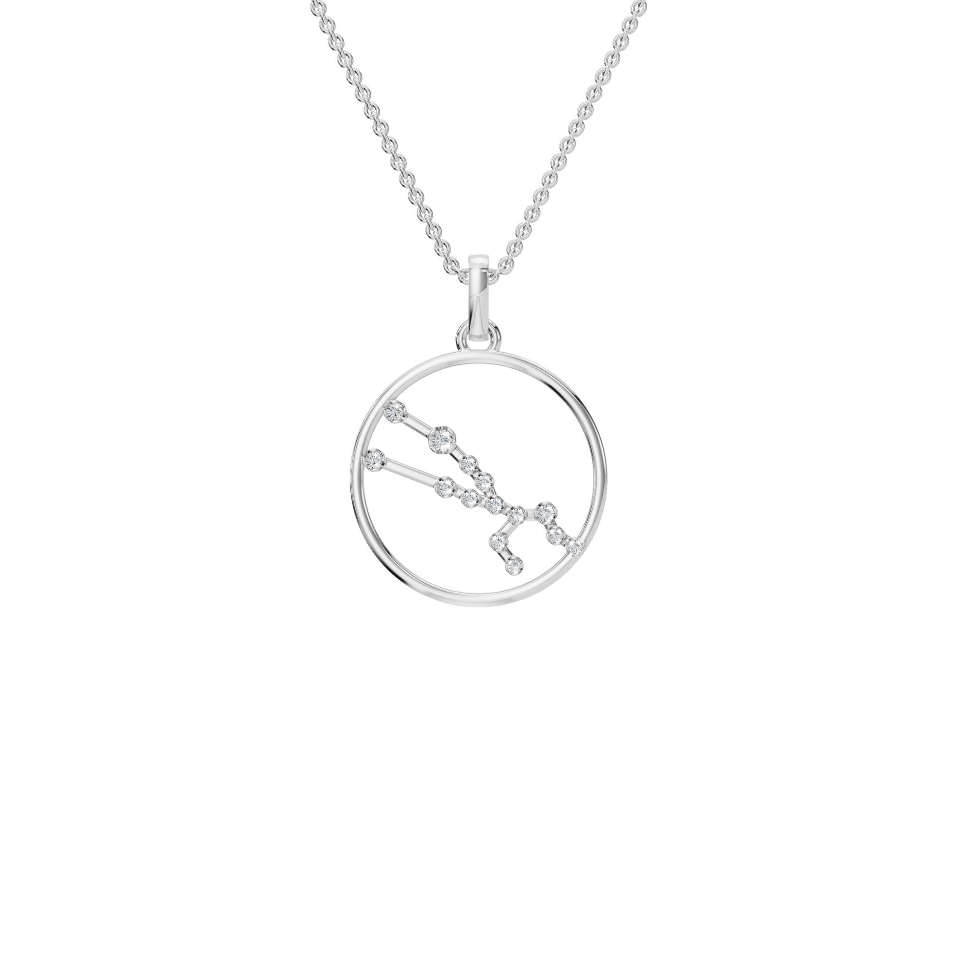 Taurus Earthbound Star Lab Grown Diamond Necklace