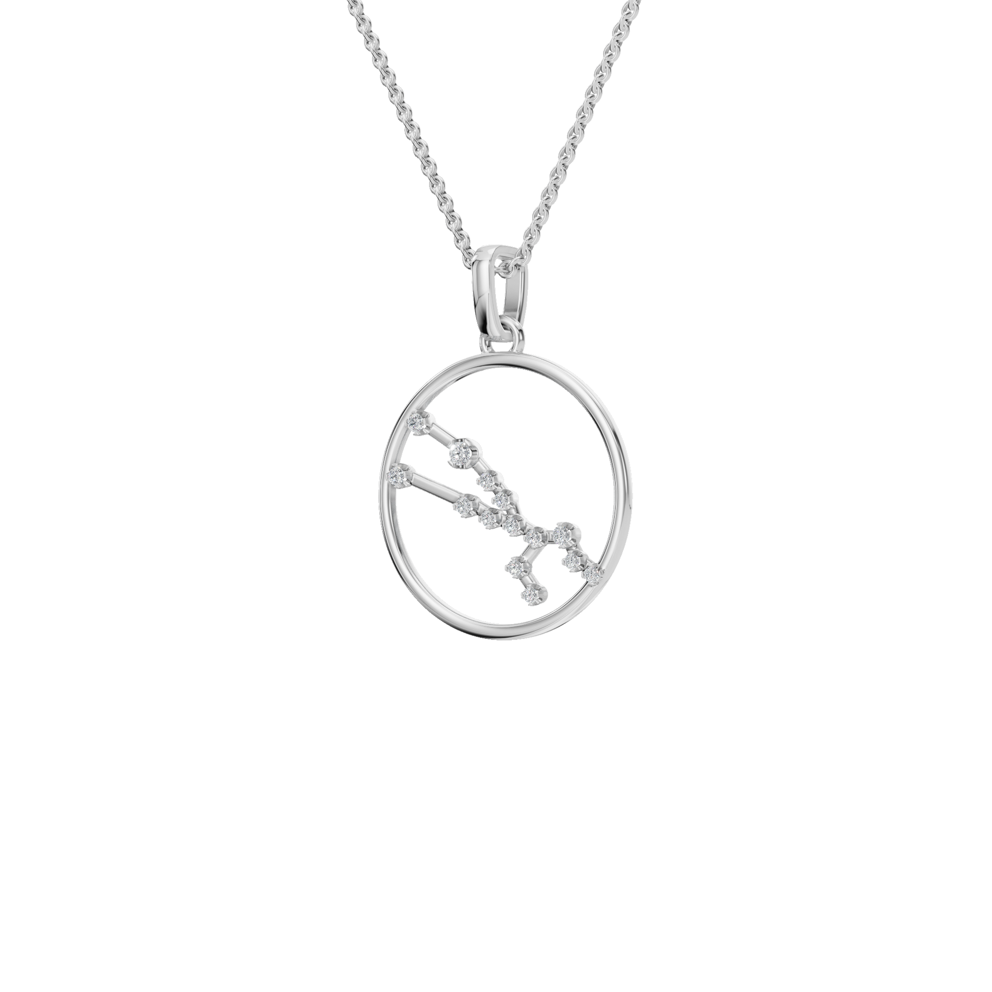 Taurus Earthbound Star Lab Grown Diamond Necklace