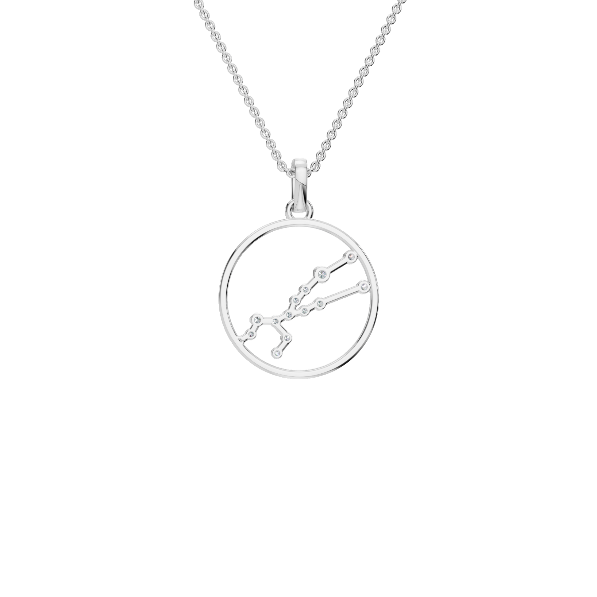 Taurus Earthbound Star Lab Grown Diamond Necklace