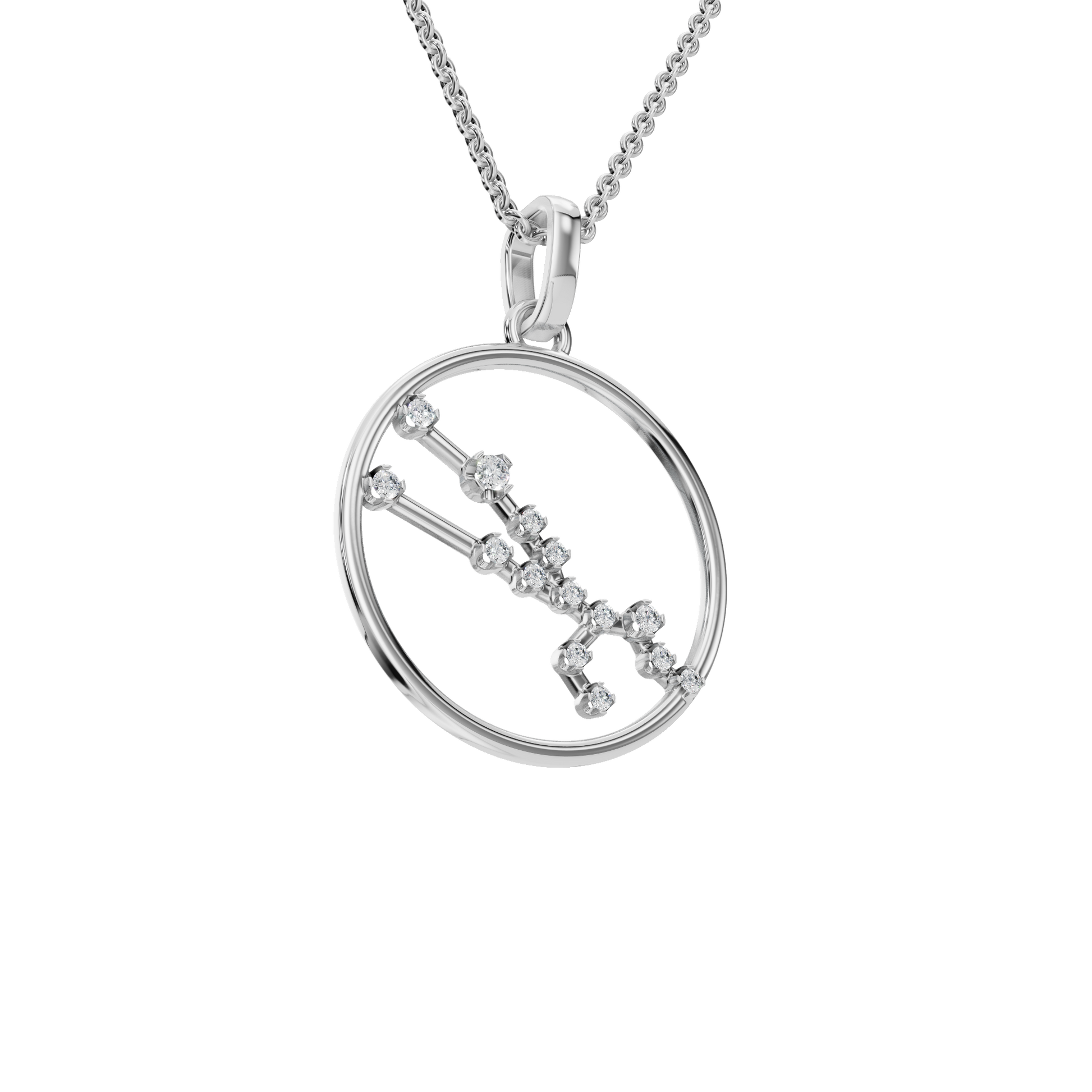 Taurus Earthbound Star Lab Grown Diamond Necklace