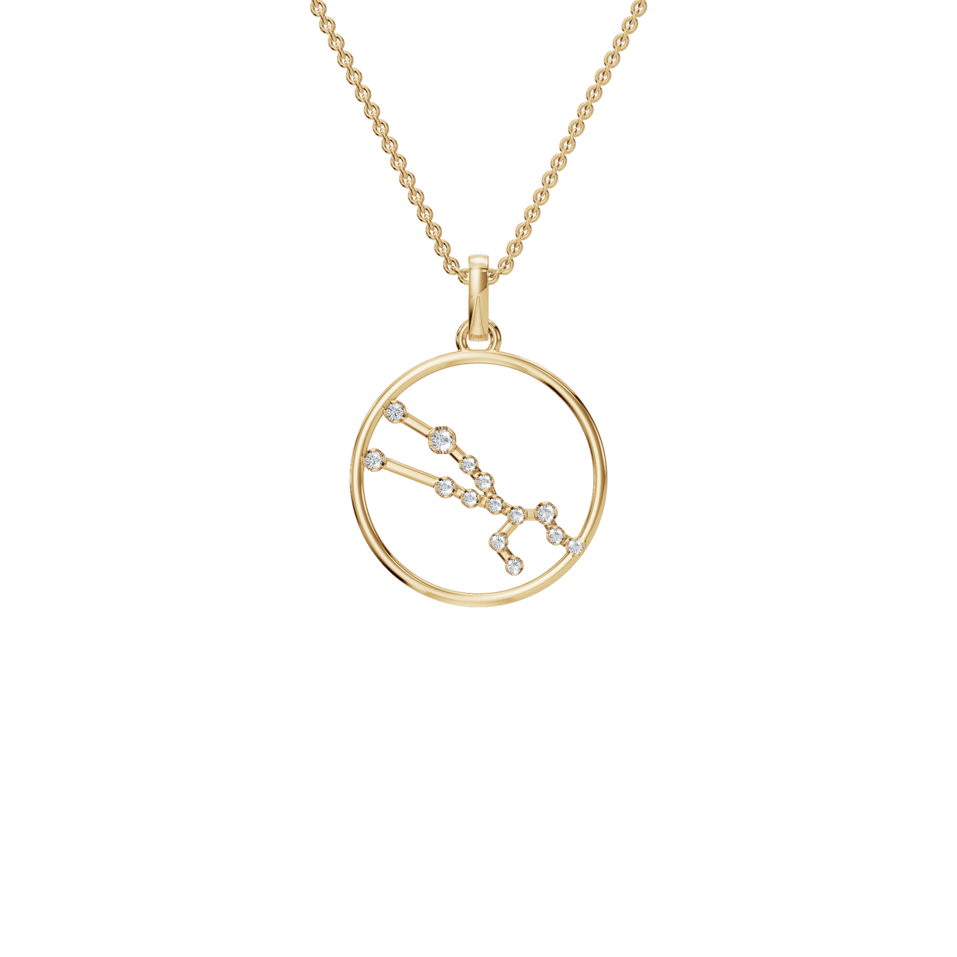 Taurus Earthbound Star Lab Grown Diamond Necklace