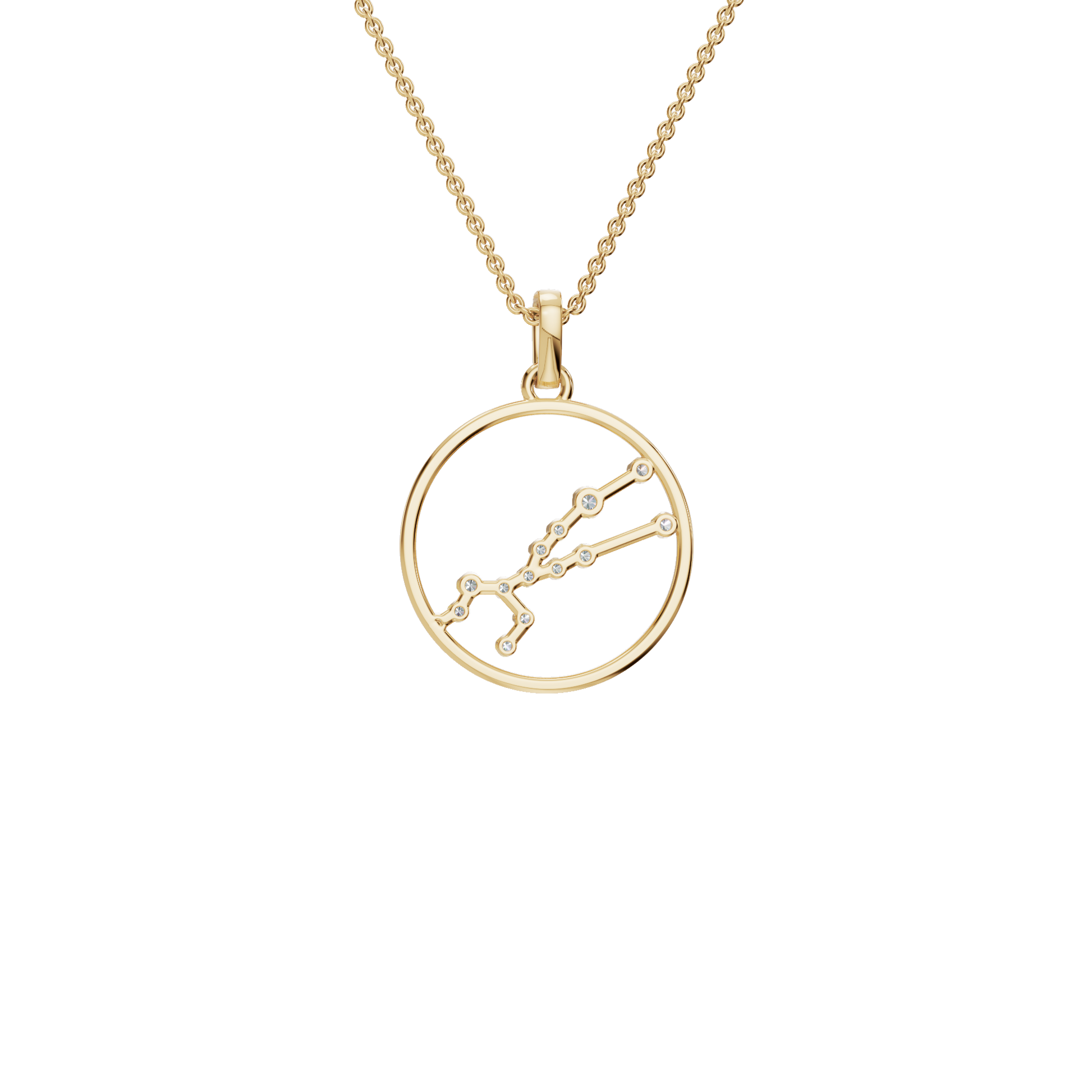 Taurus Earthbound Star Lab Grown Diamond Necklace