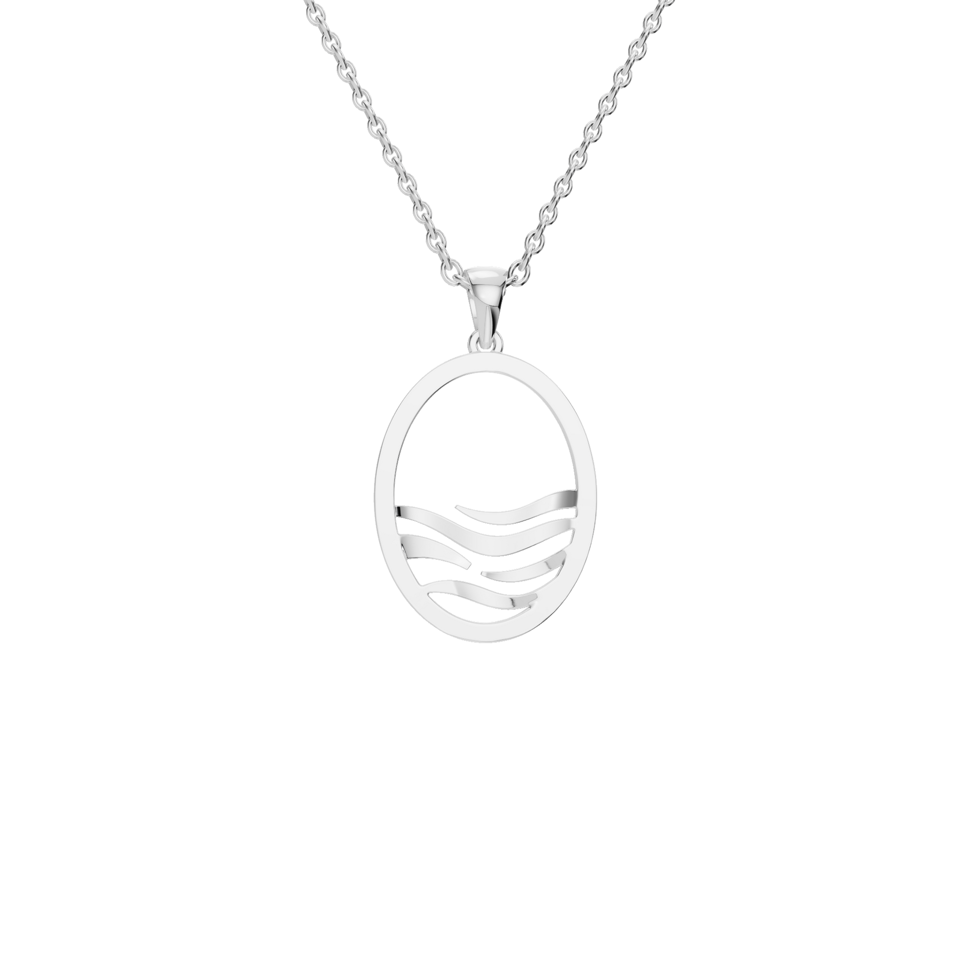 Grand Luxe Diamond Oval Pendant – Fine Holiday Necklace Gift for Her