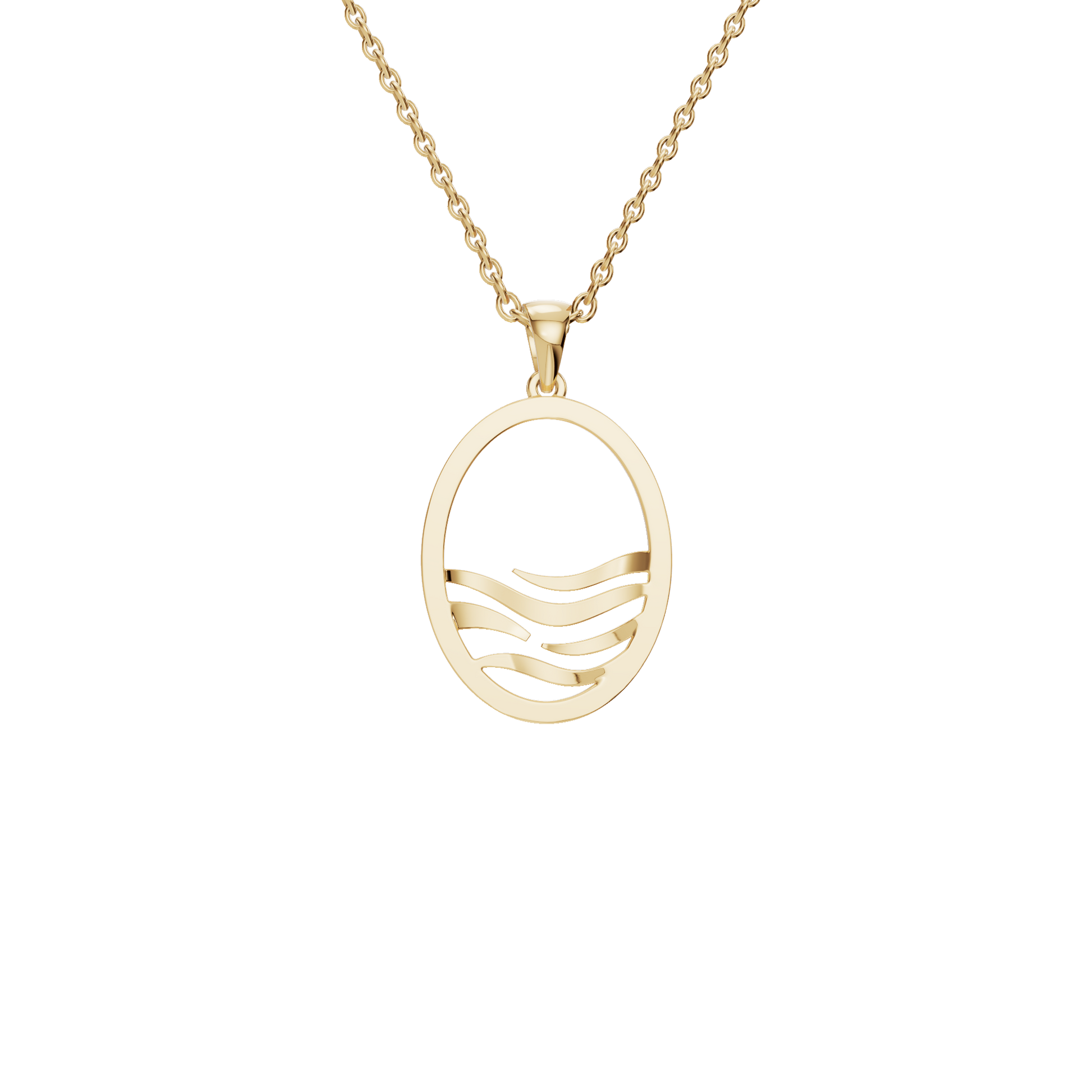 Grand Luxe Diamond Oval Pendant – Fine Holiday Necklace Gift for Her