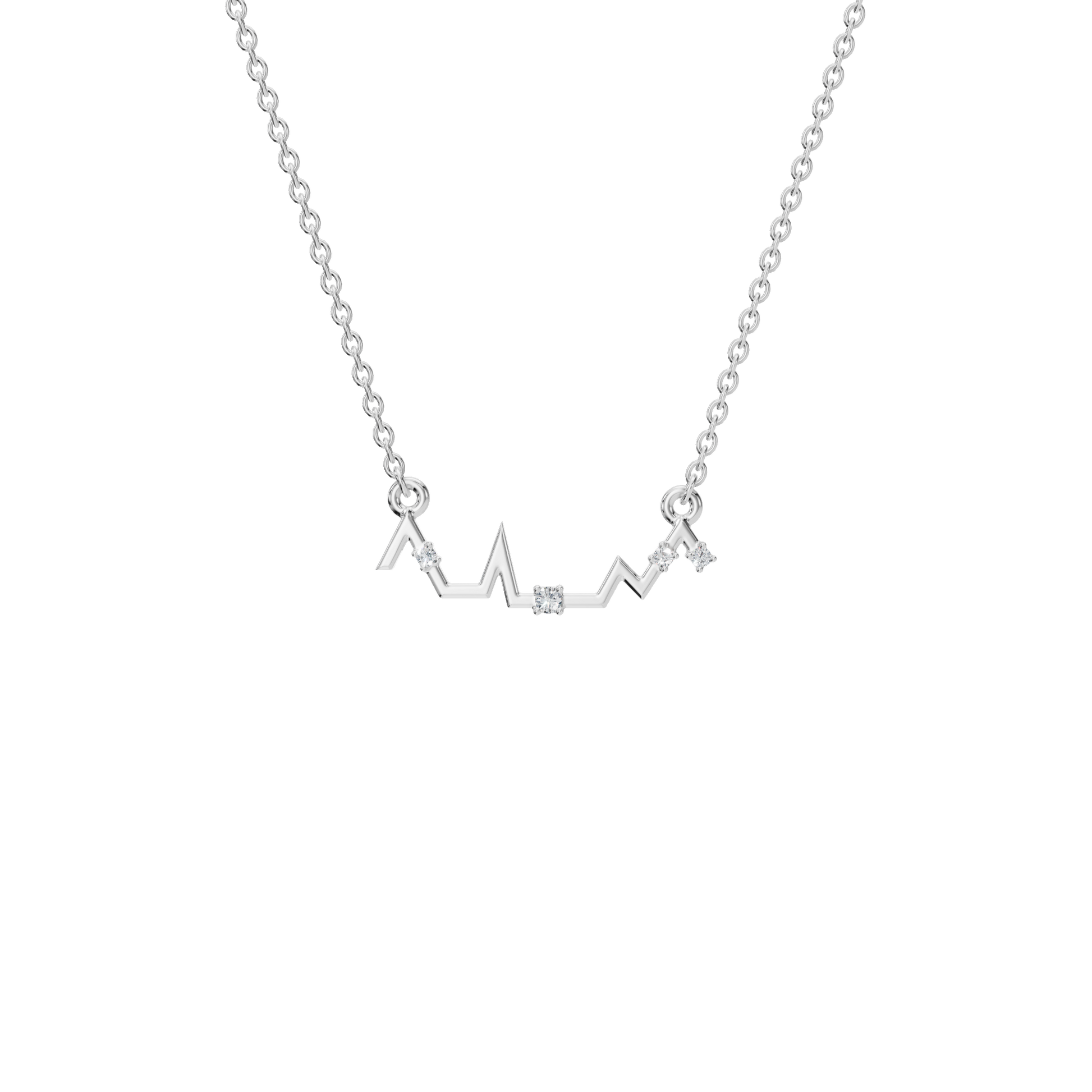 Heartbeat of Love Lab Grown Diamond Necklace – Romantic Valentine’s Day Jewelry Gift