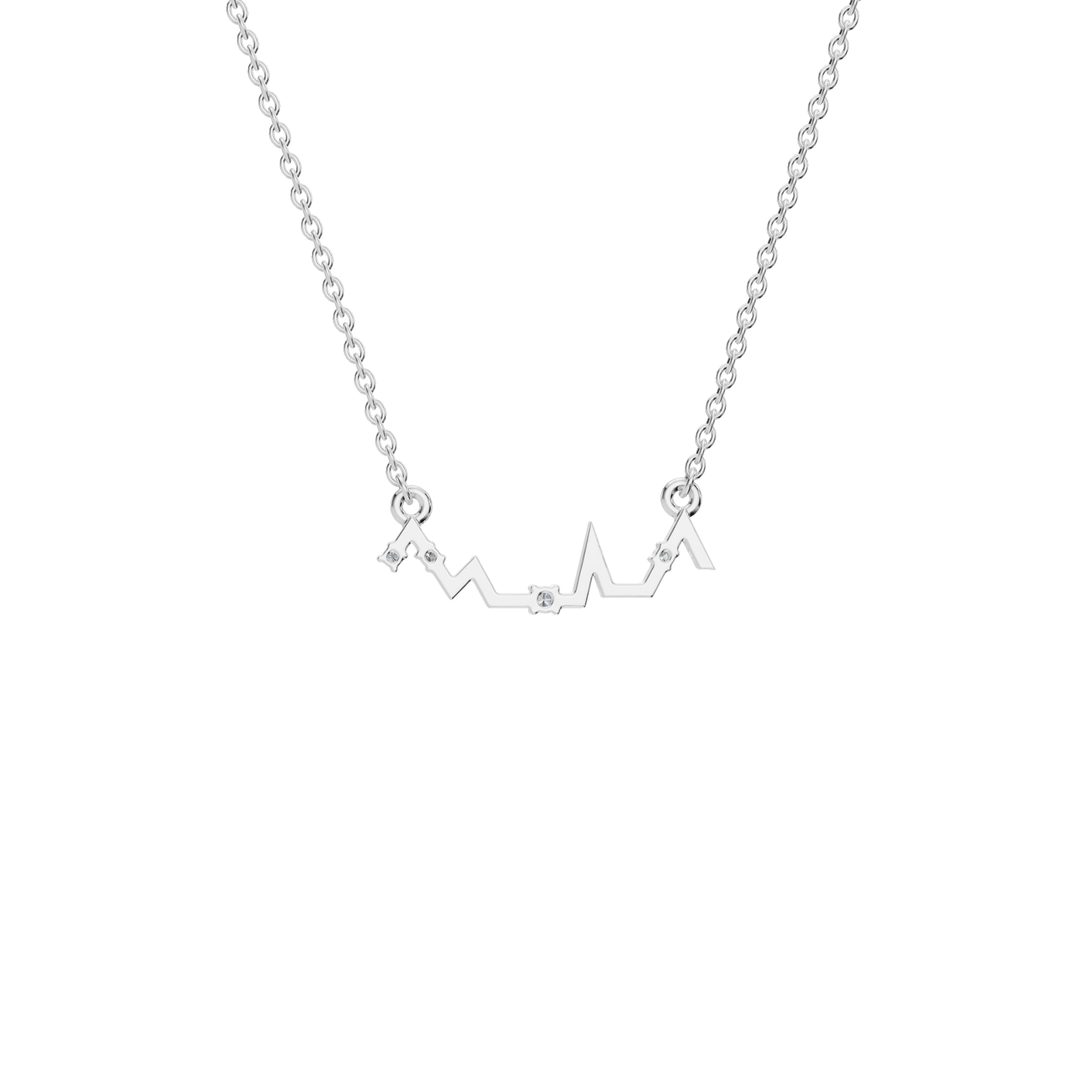 Heartbeat of Love Lab Grown Diamond Necklace – Romantic Valentine’s Day Jewelry Gift