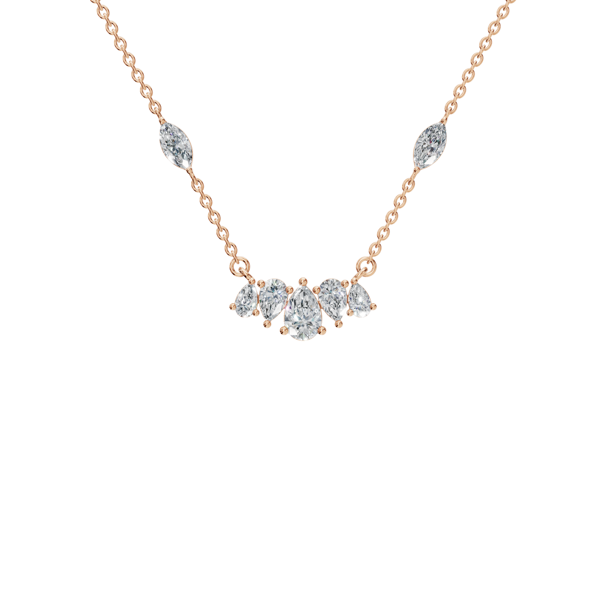 Pure Elegance Lab Grown  Diamond Gold Necklace – Luxury Jewelry for Life’s Moments