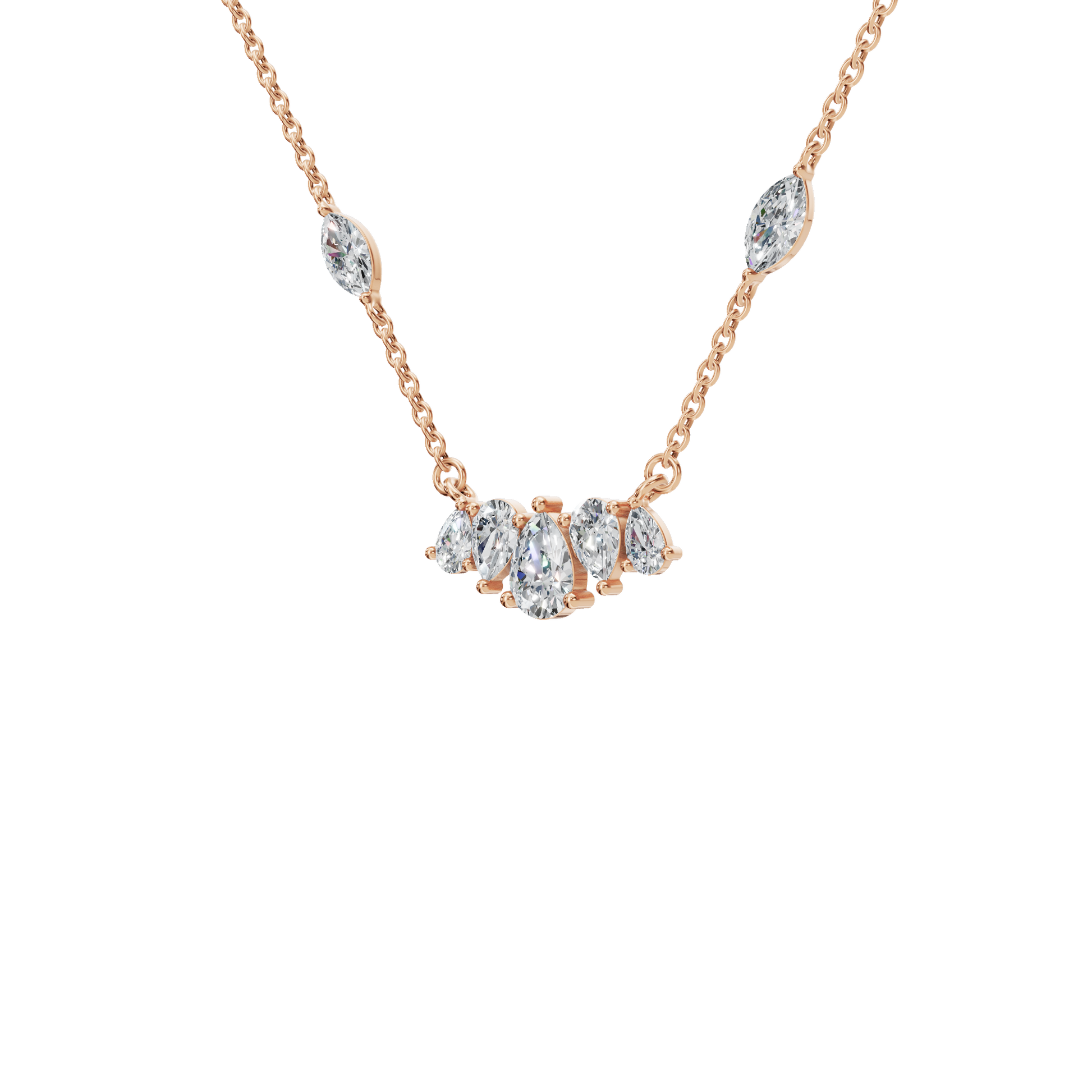 Pure Elegance Lab Grown  Diamond Gold Necklace – Luxury Jewelry for Life’s Moments