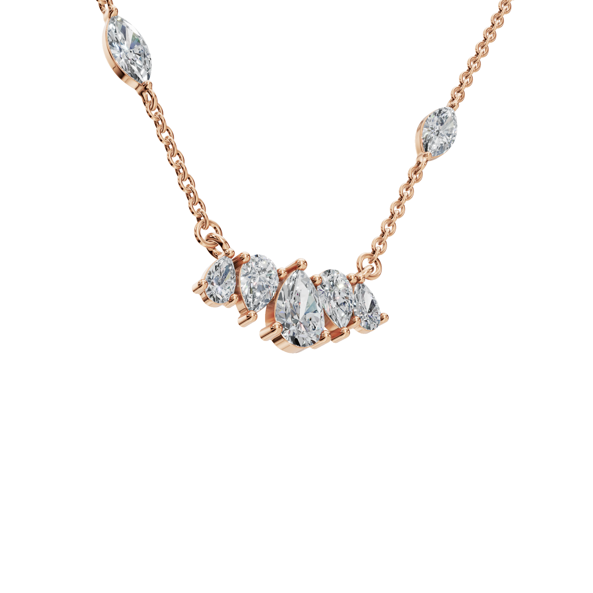 Pure Elegance Lab Grown  Diamond Gold Necklace – Luxury Jewelry for Life’s Moments