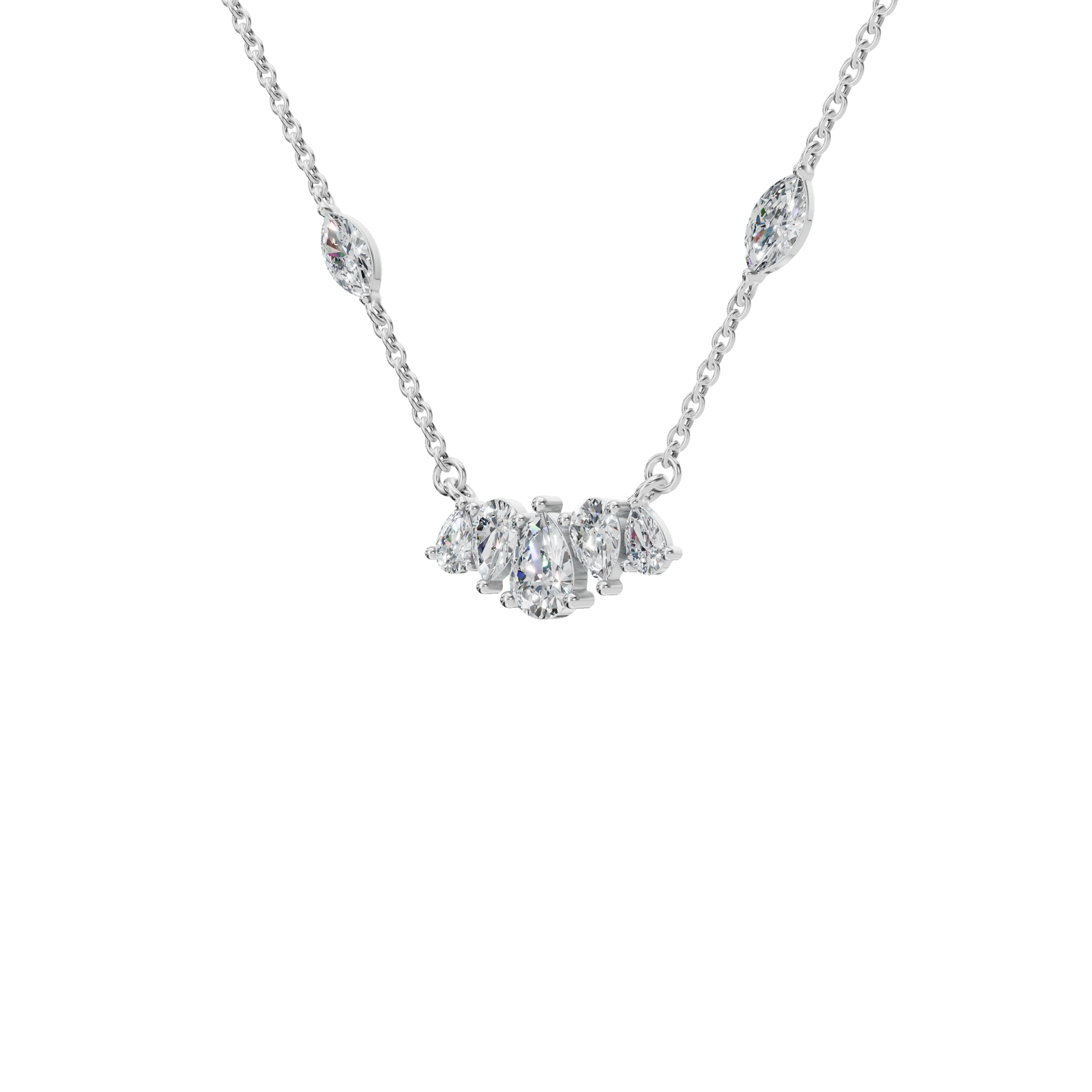 Pure Elegance Lab Grown  Diamond Gold Necklace – Luxury Jewelry for Life’s Moments