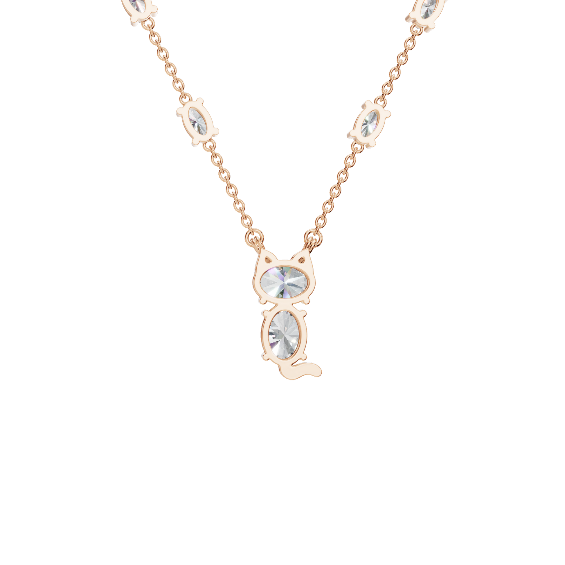 Radiant Lab Grown Diamond Gold Necklace – Precious Festival
