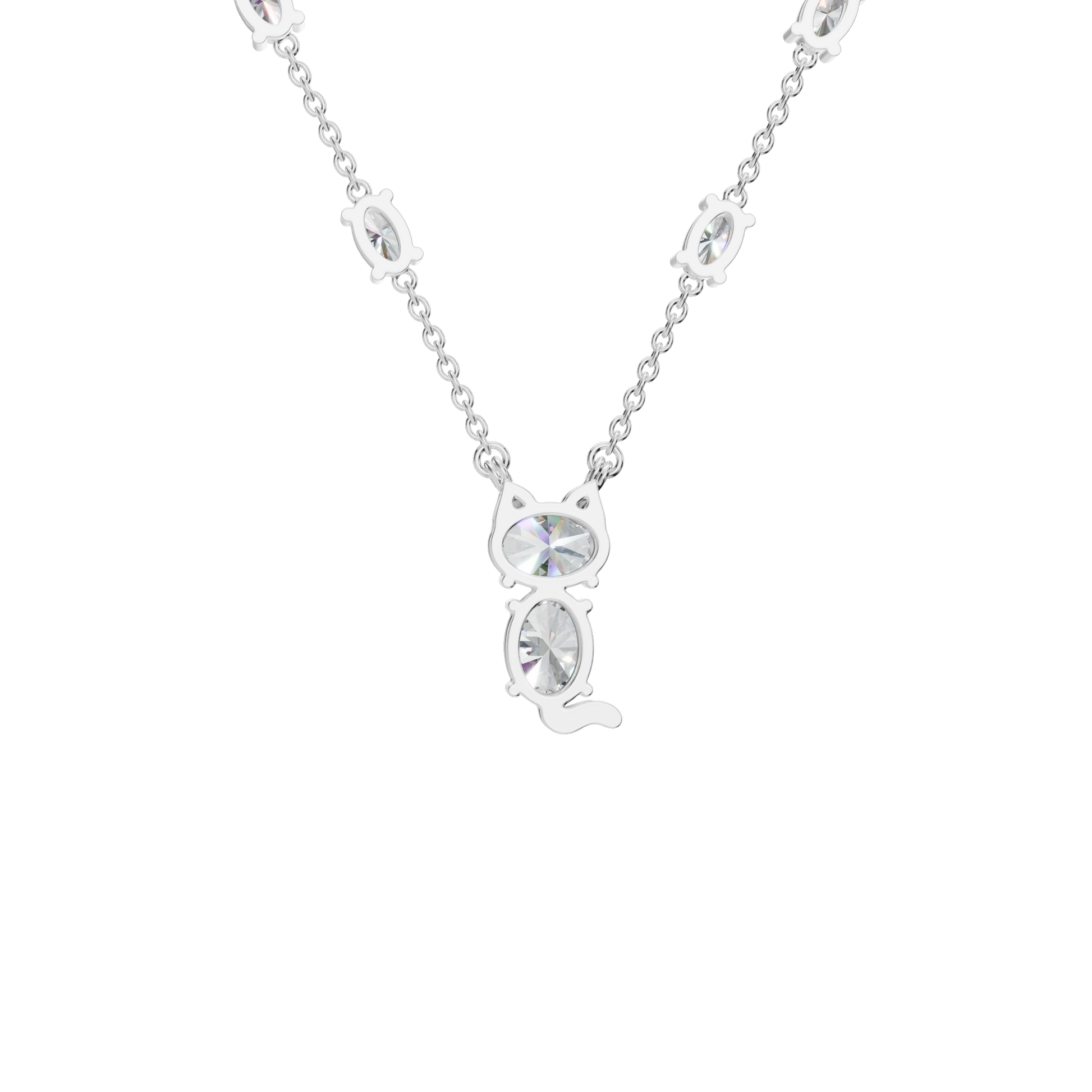 Radiant Lab Grown Diamond Gold Necklace – Precious Festival