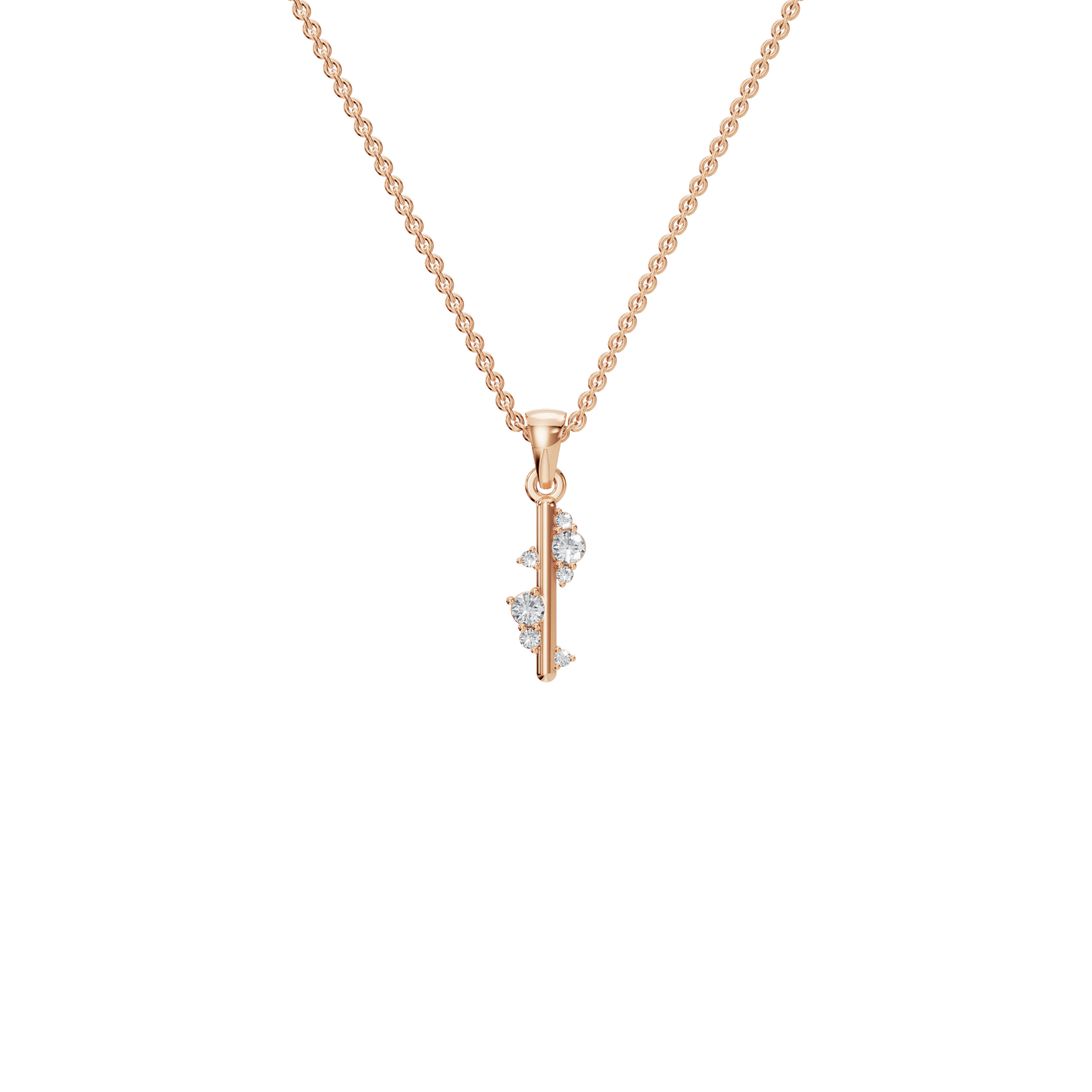 Promise Line Lab Grown Diamond Pendant