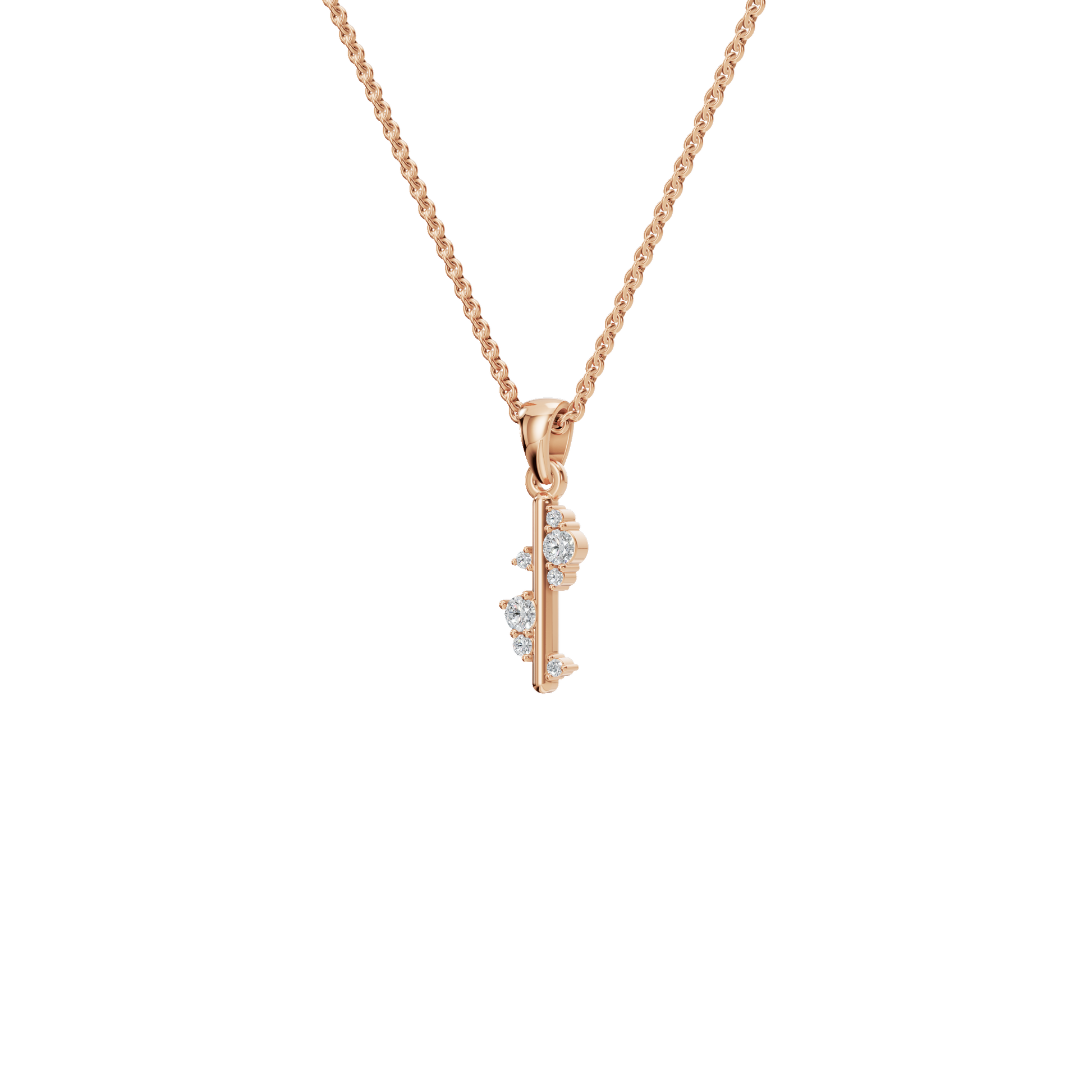 Promise Line Lab Grown Diamond Pendant