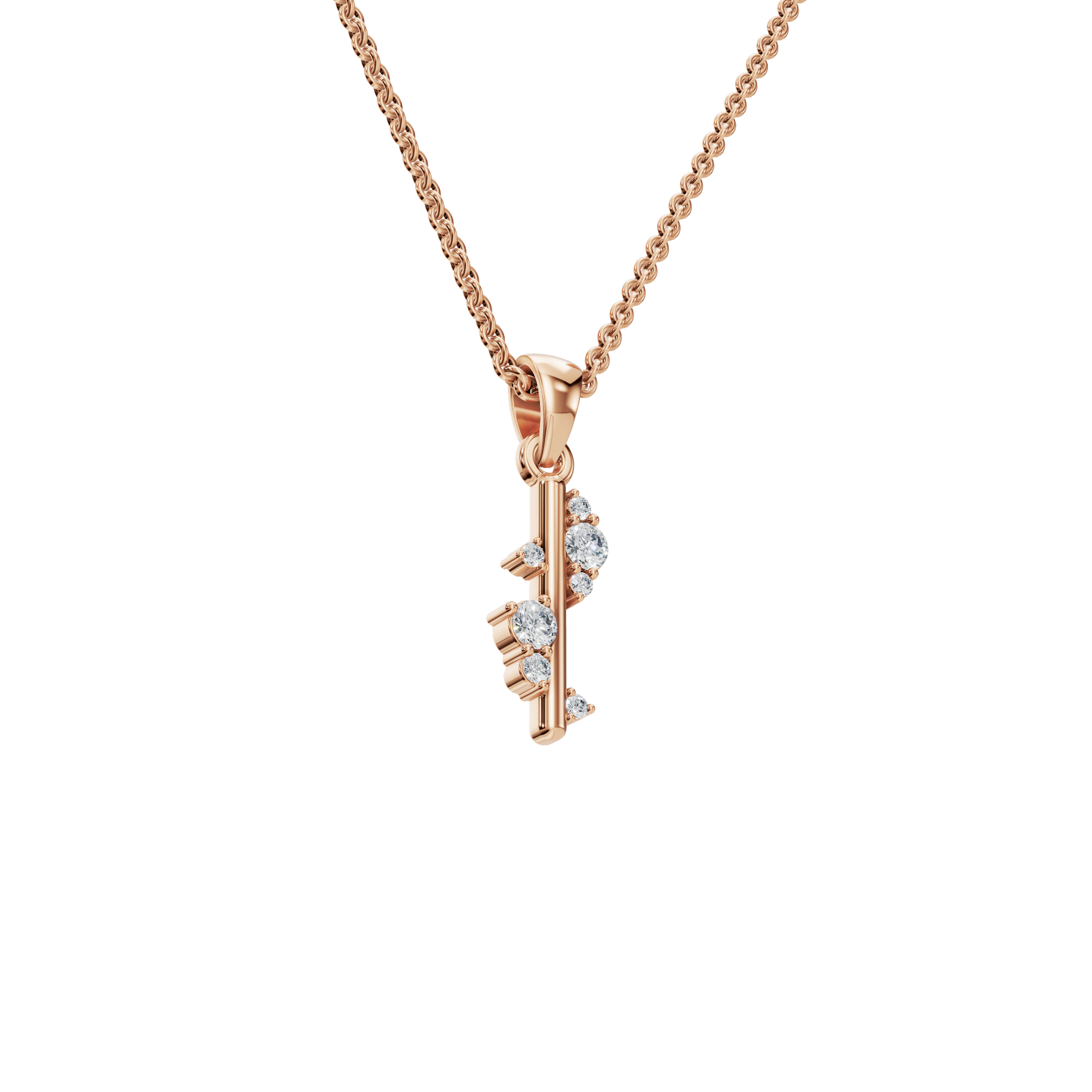 Promise Line Lab Grown Diamond Pendant