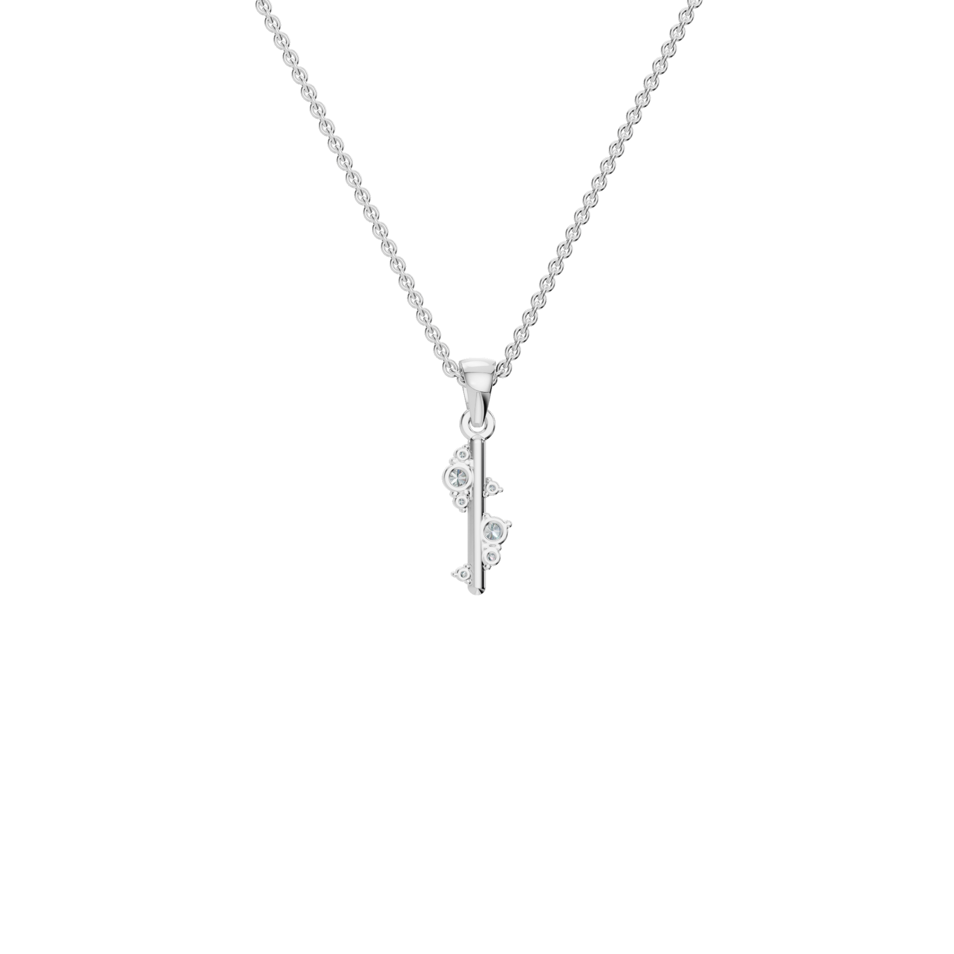 Promise Line Lab Grown Diamond Pendant