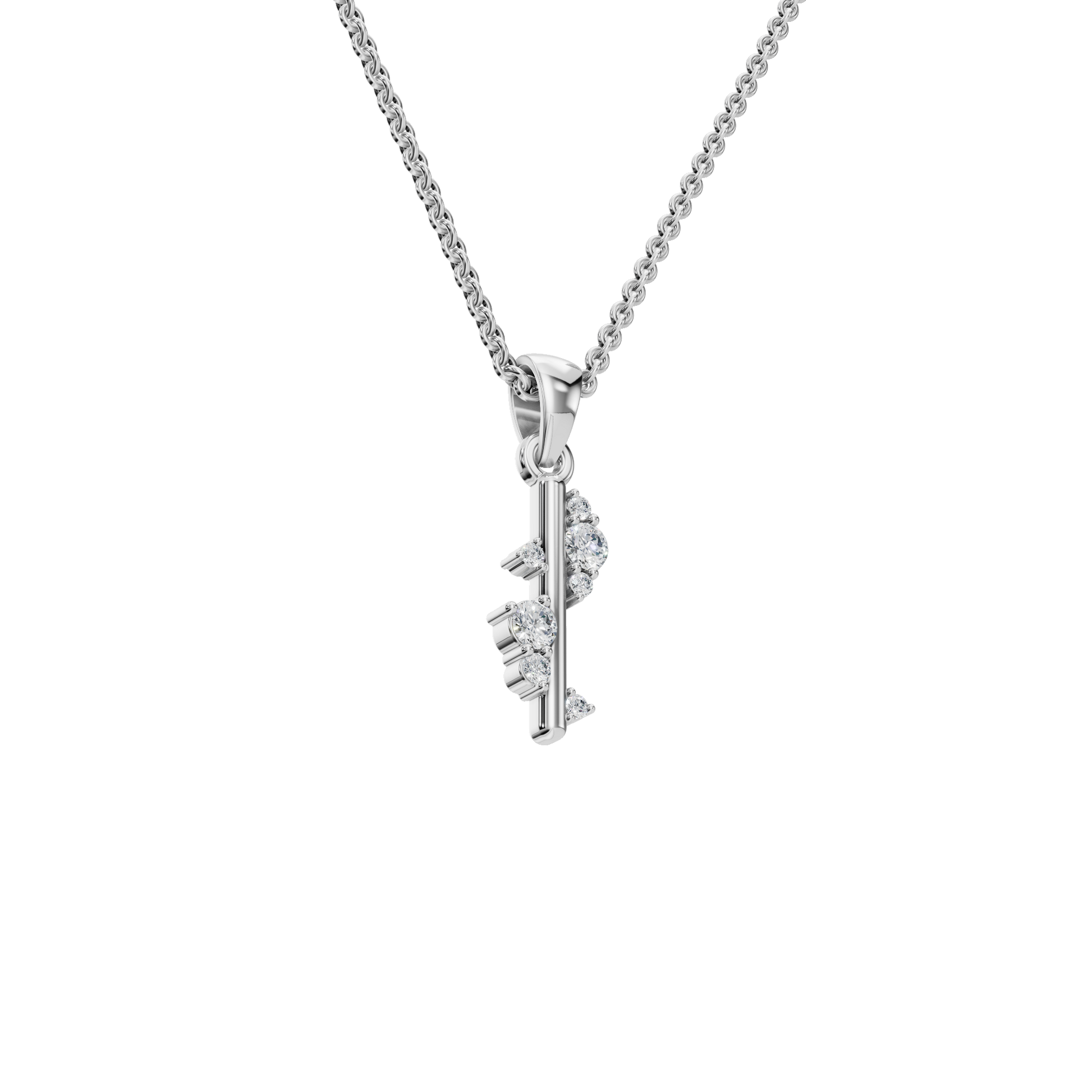 Promise Line Lab Grown Diamond Pendant