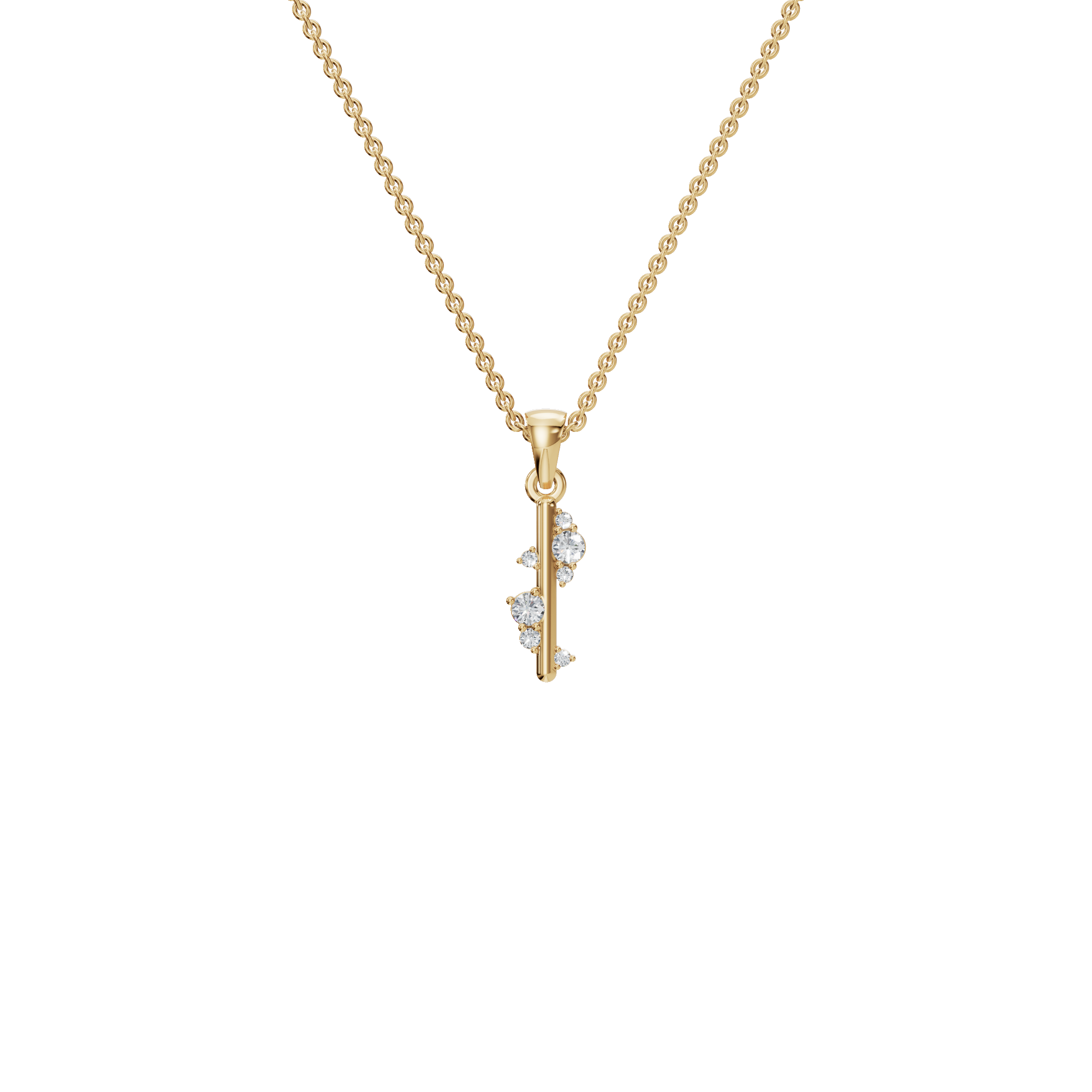 Promise Line Lab Grown Diamond Pendant