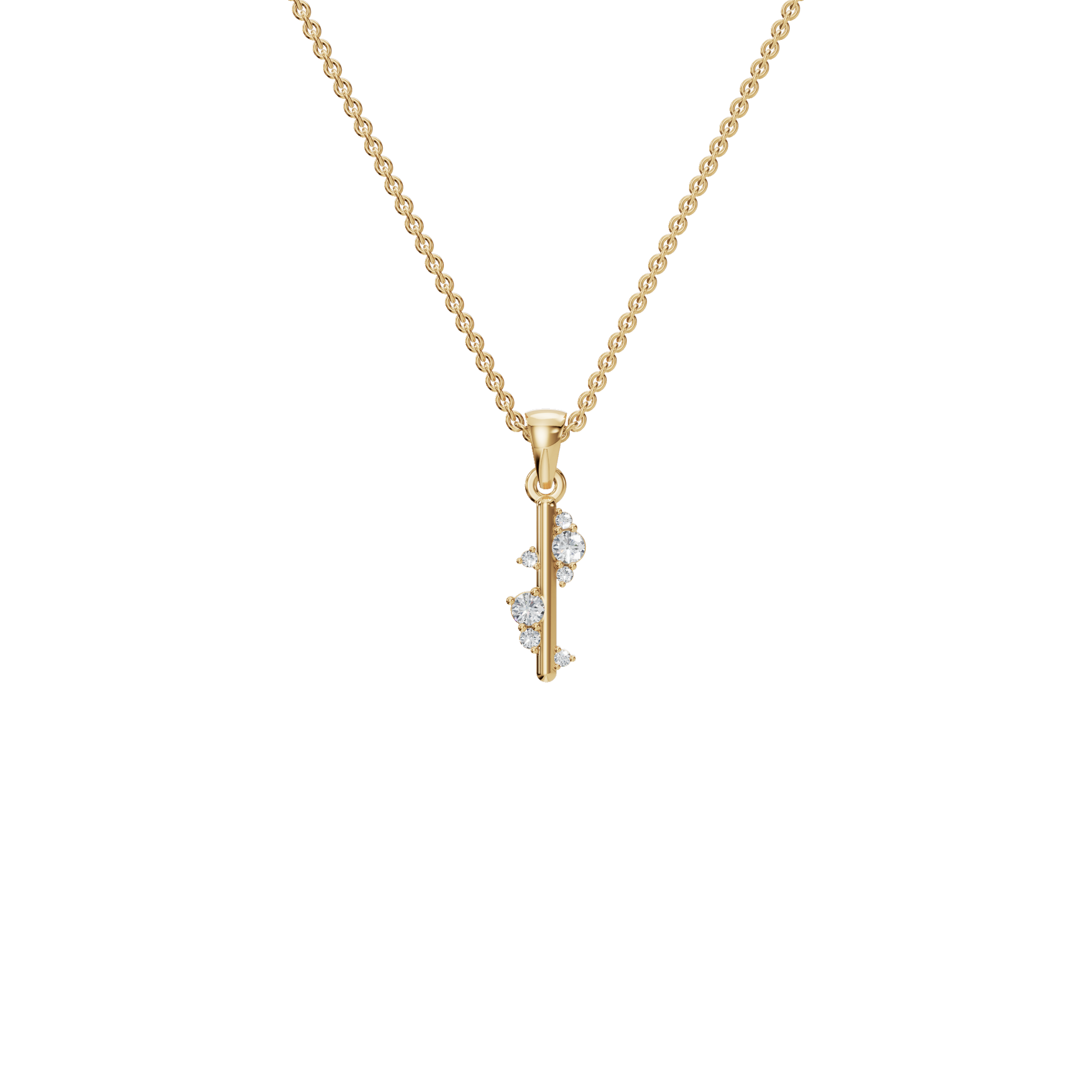 Promise Line Lab Grown Diamond Pendant