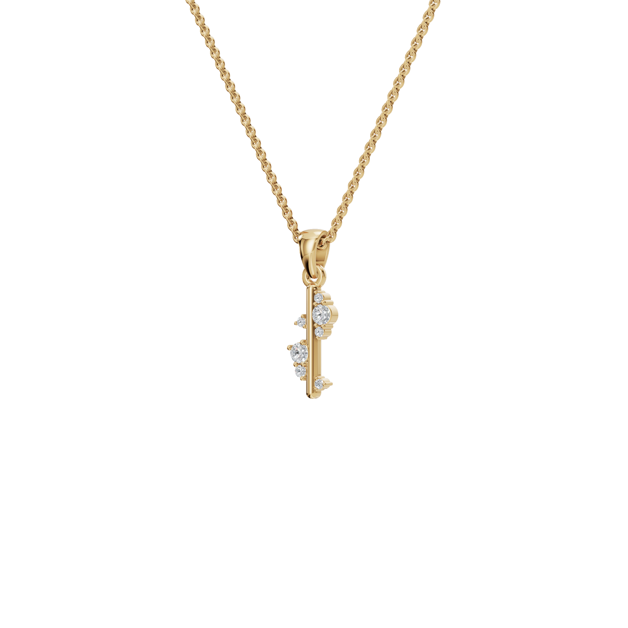 Promise Line Lab Grown Diamond Pendant