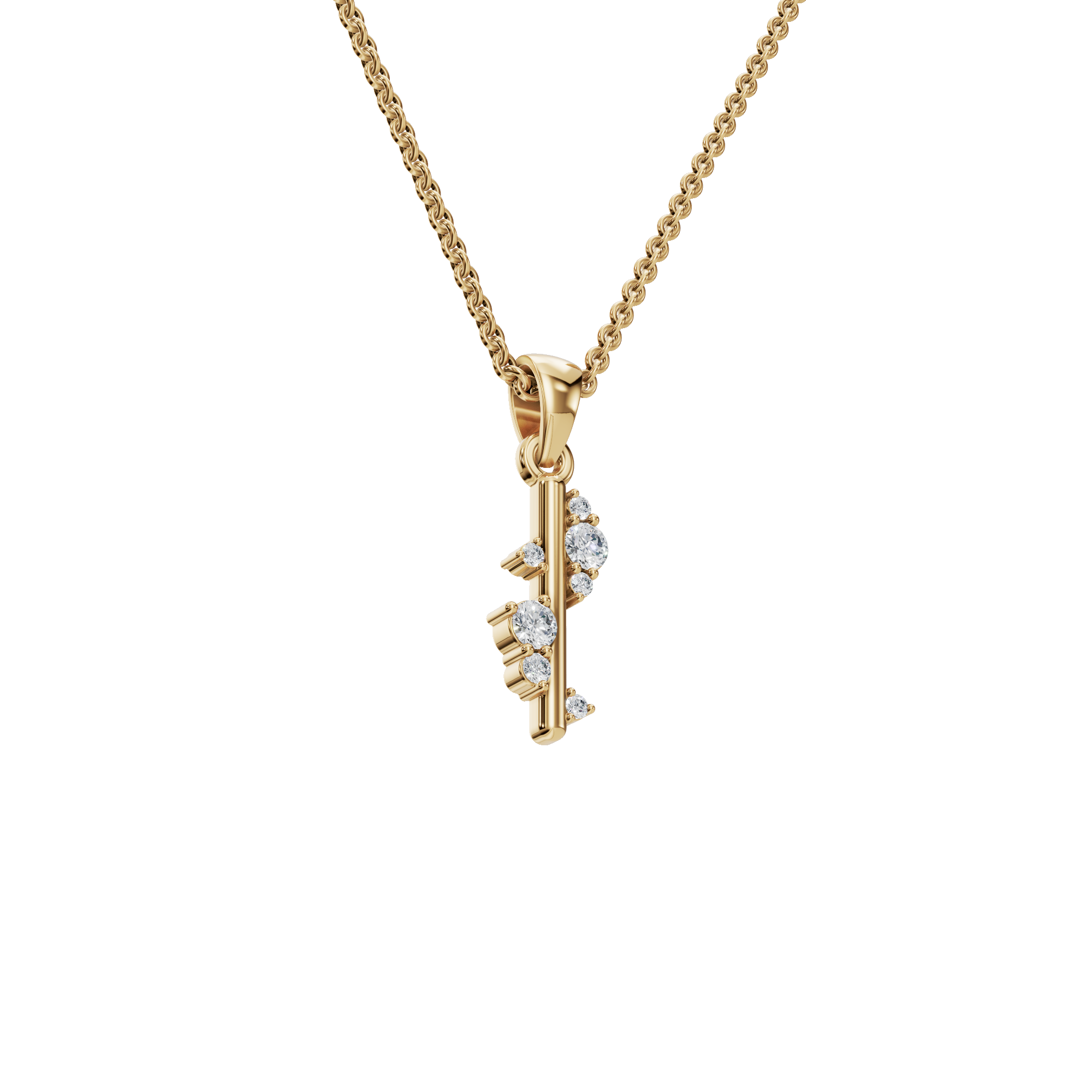 Promise Line Lab Grown Diamond Pendant