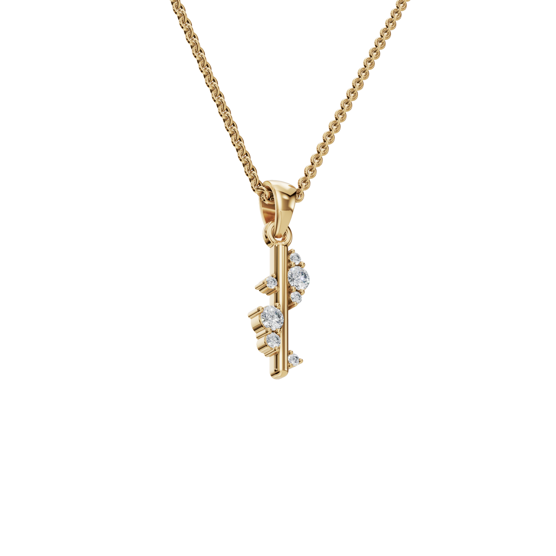 Promise Line Lab Grown Diamond Pendant
