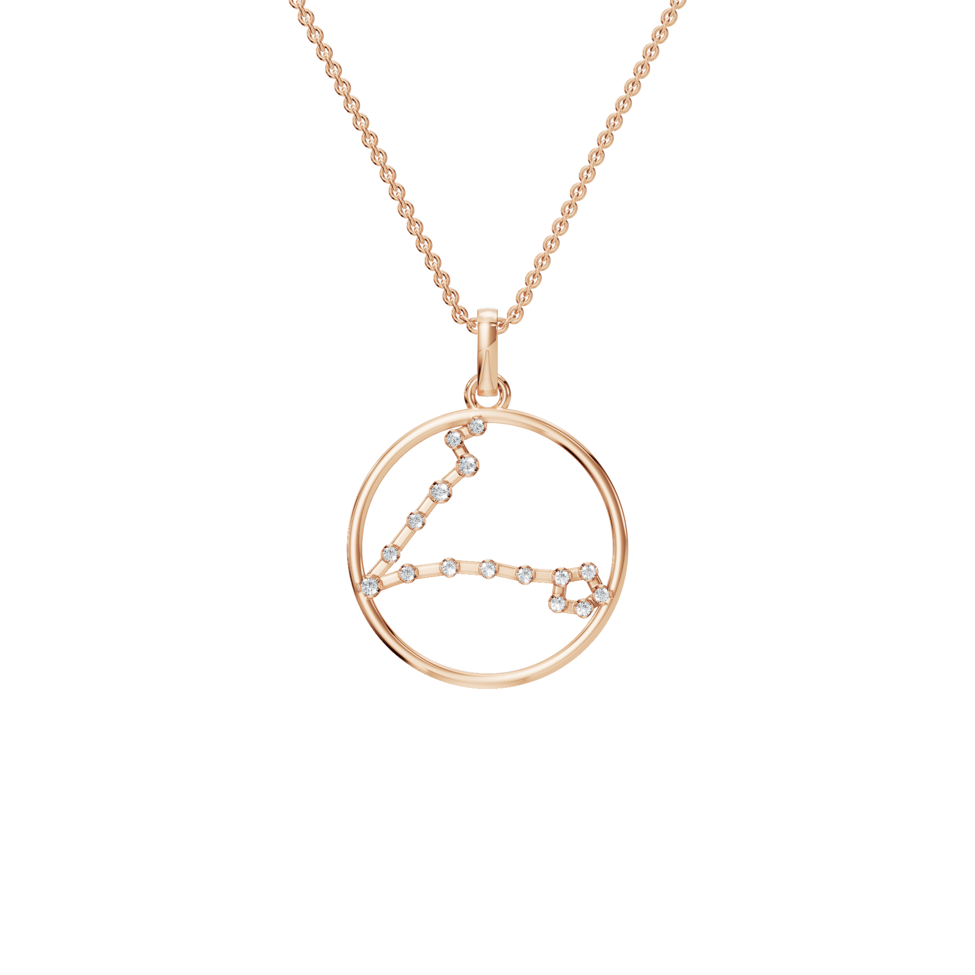 Heavenly Glow Zodiac Diamond Necklace – Holiday Jewelry for Her