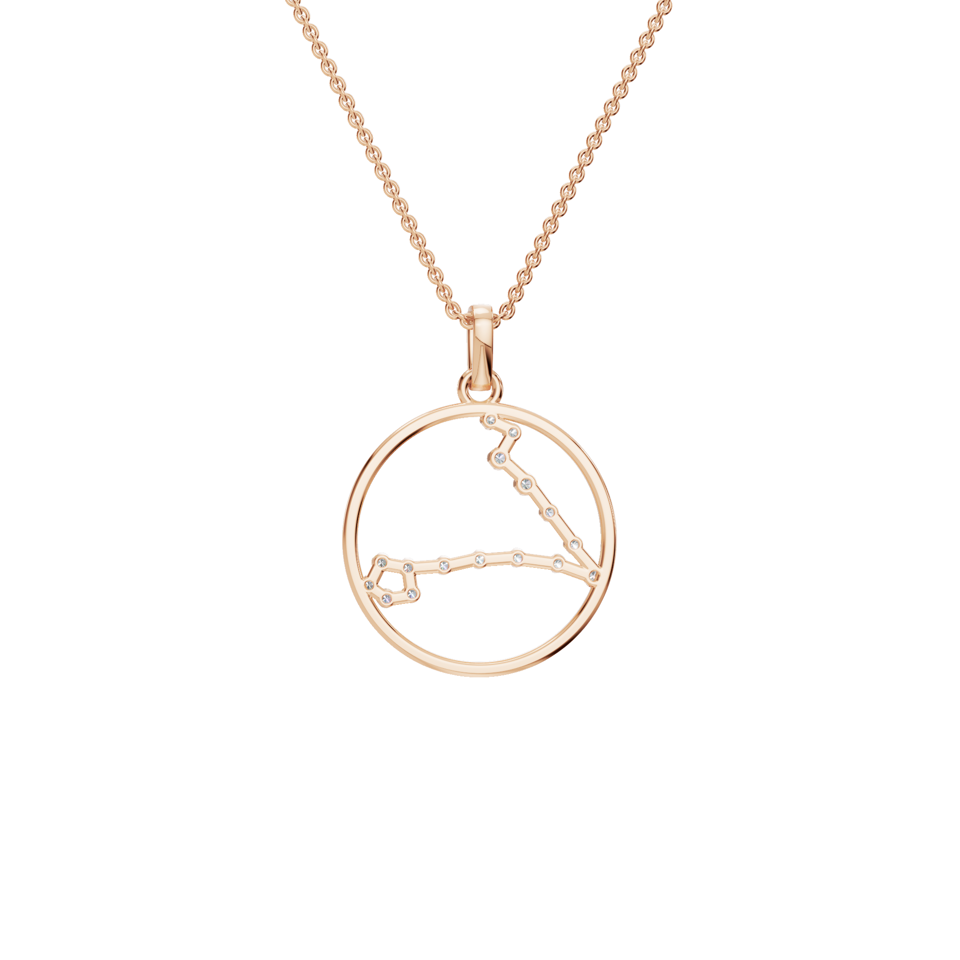 Heavenly Glow Zodiac Diamond Necklace – Holiday Jewelry for Her