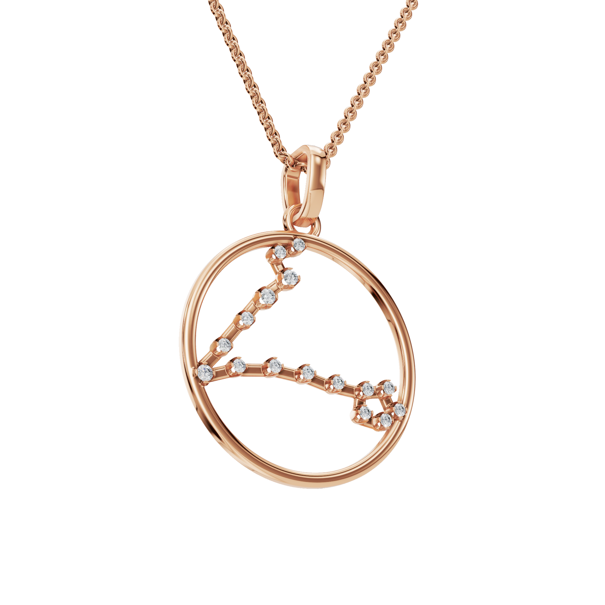 Heavenly Glow Zodiac Diamond Necklace – Holiday Jewelry for Her