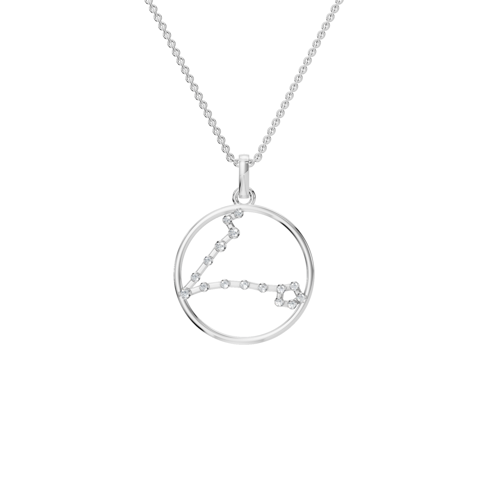 Heavenly Glow Zodiac Diamond Necklace – Holiday Jewelry for Her