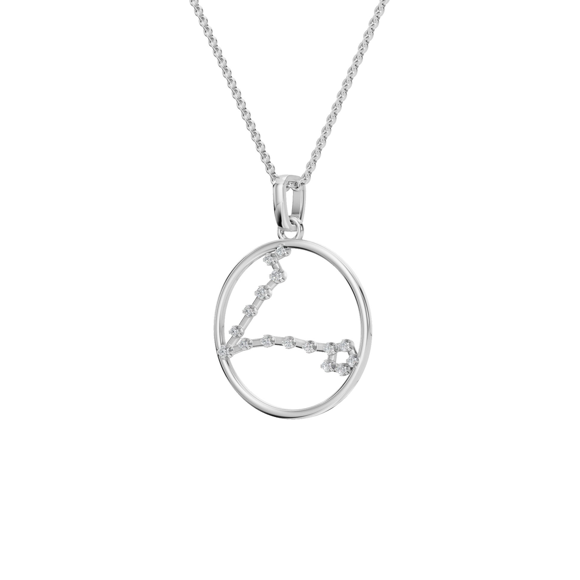 Heavenly Glow Zodiac Diamond Necklace – Holiday Jewelry for Her
