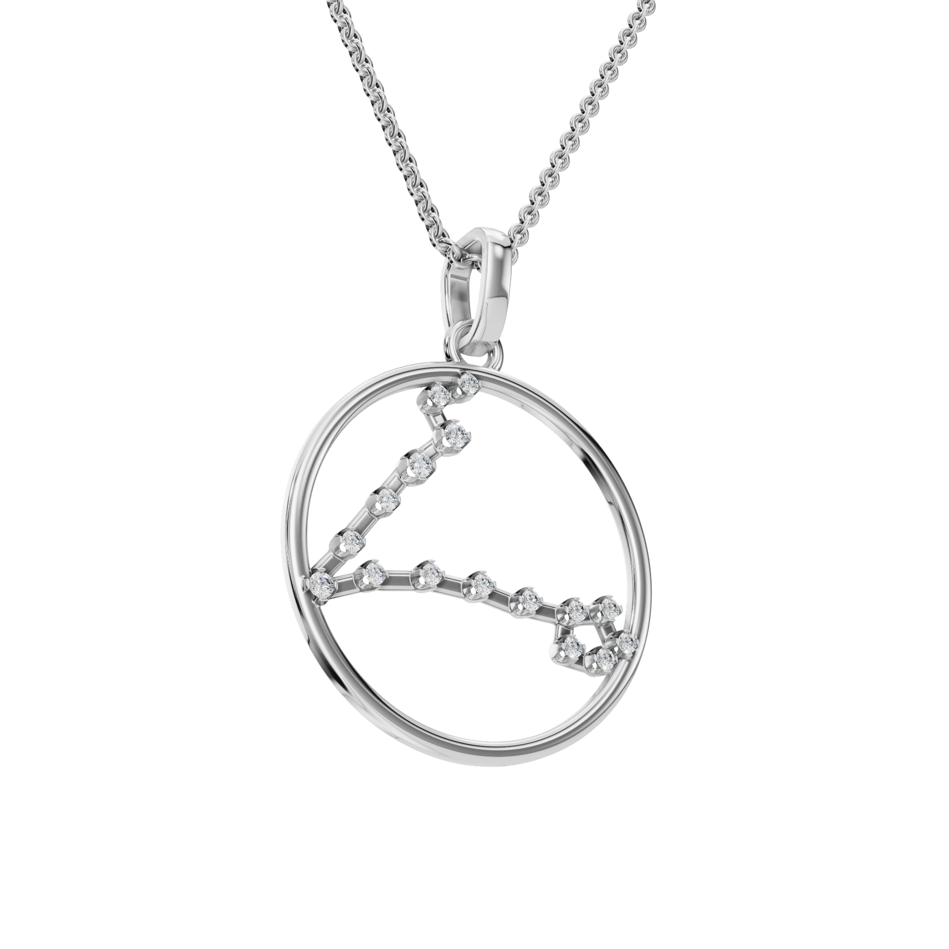 Heavenly Glow Zodiac Diamond Necklace – Holiday Jewelry for Her