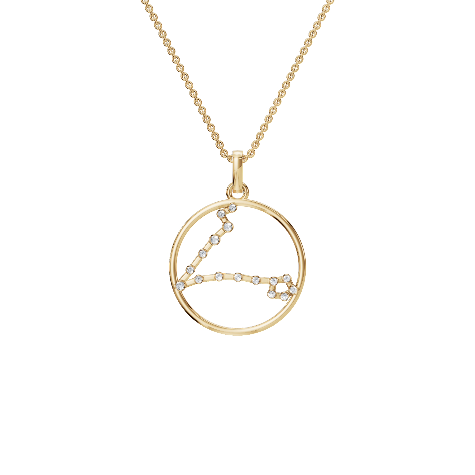 Heavenly Glow Zodiac Diamond Necklace – Holiday Jewelry for Her