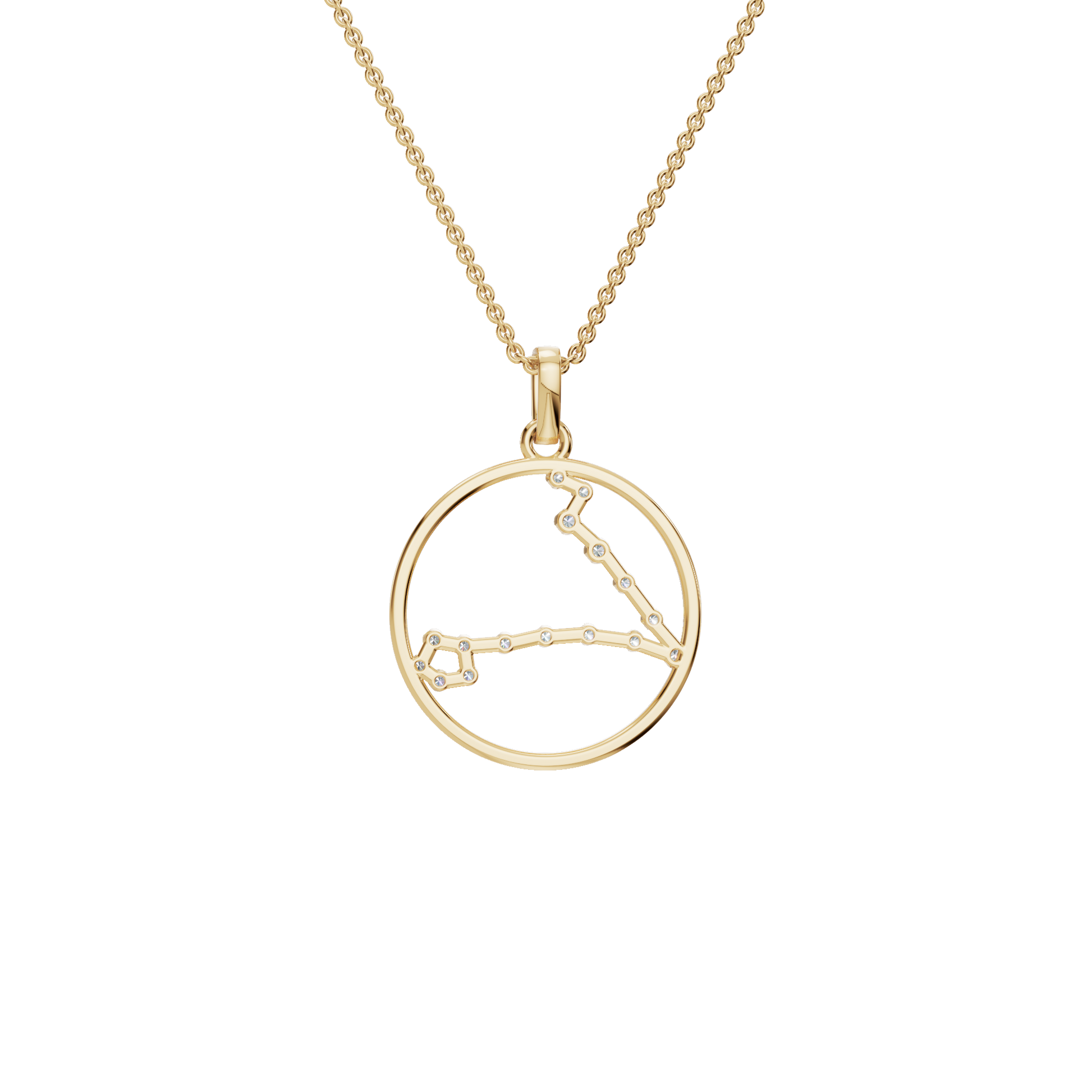 Heavenly Glow Zodiac Diamond Necklace – Holiday Jewelry for Her