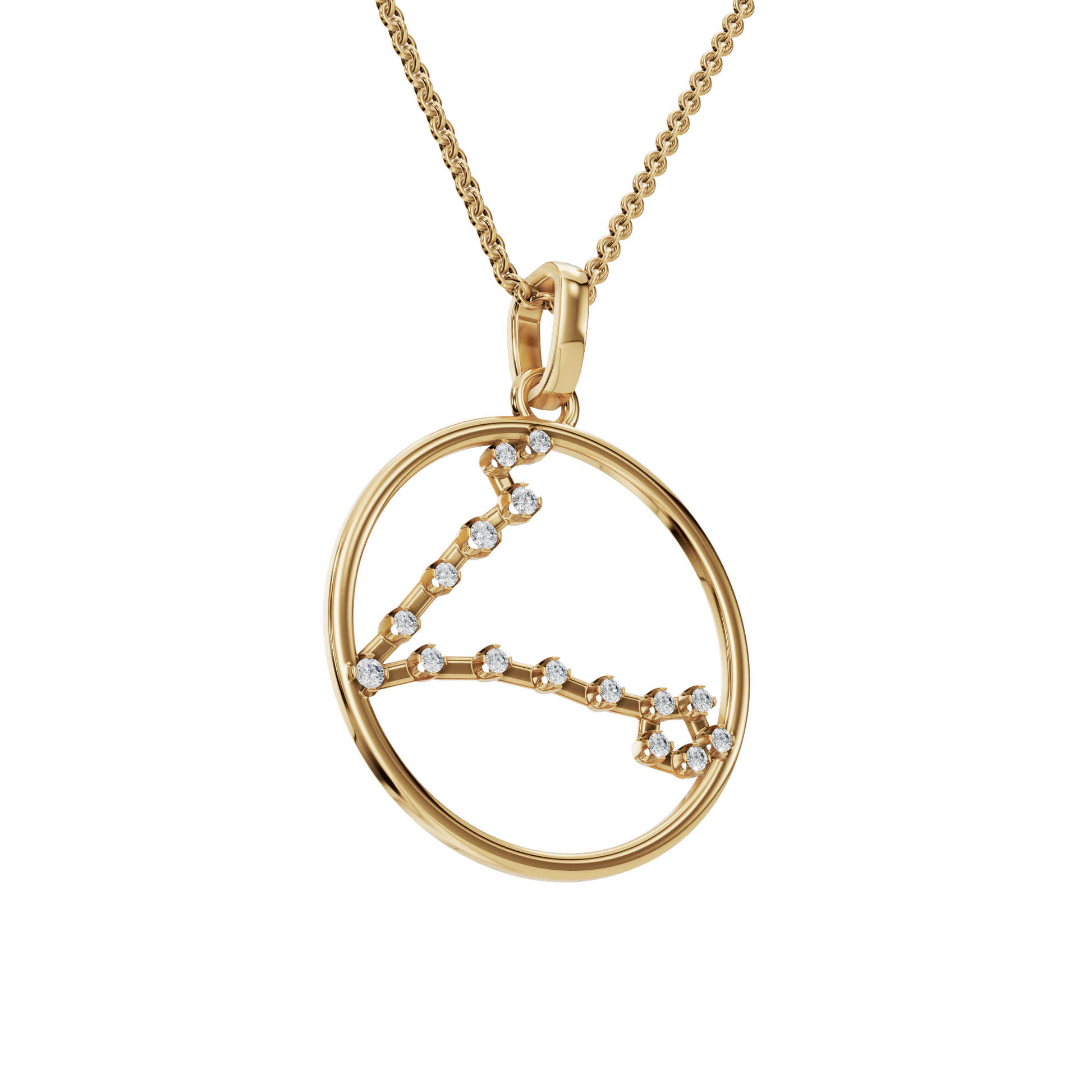 Heavenly Glow Zodiac Diamond Necklace – Holiday Jewelry for Her