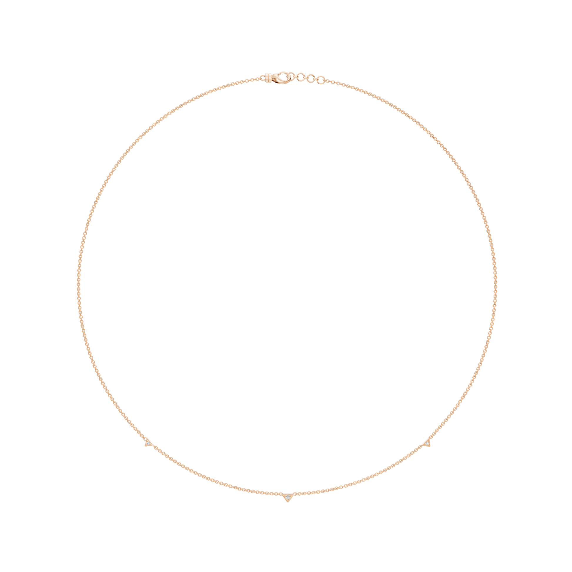 0.04ctw Round Diamond Delicate Everyday Necklace in Solid Gold