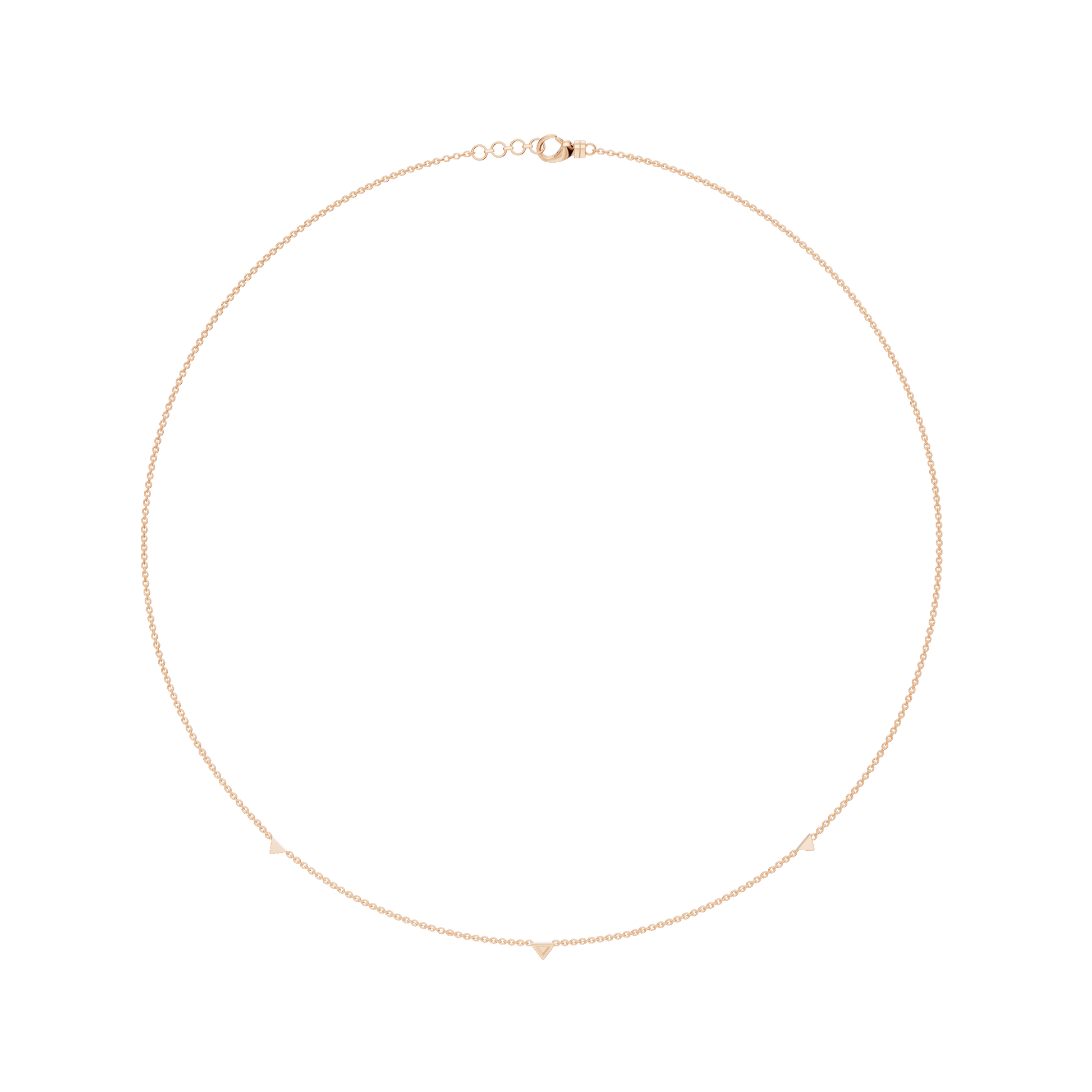 0.04ctw Round Diamond Delicate Everyday Necklace in Solid Gold