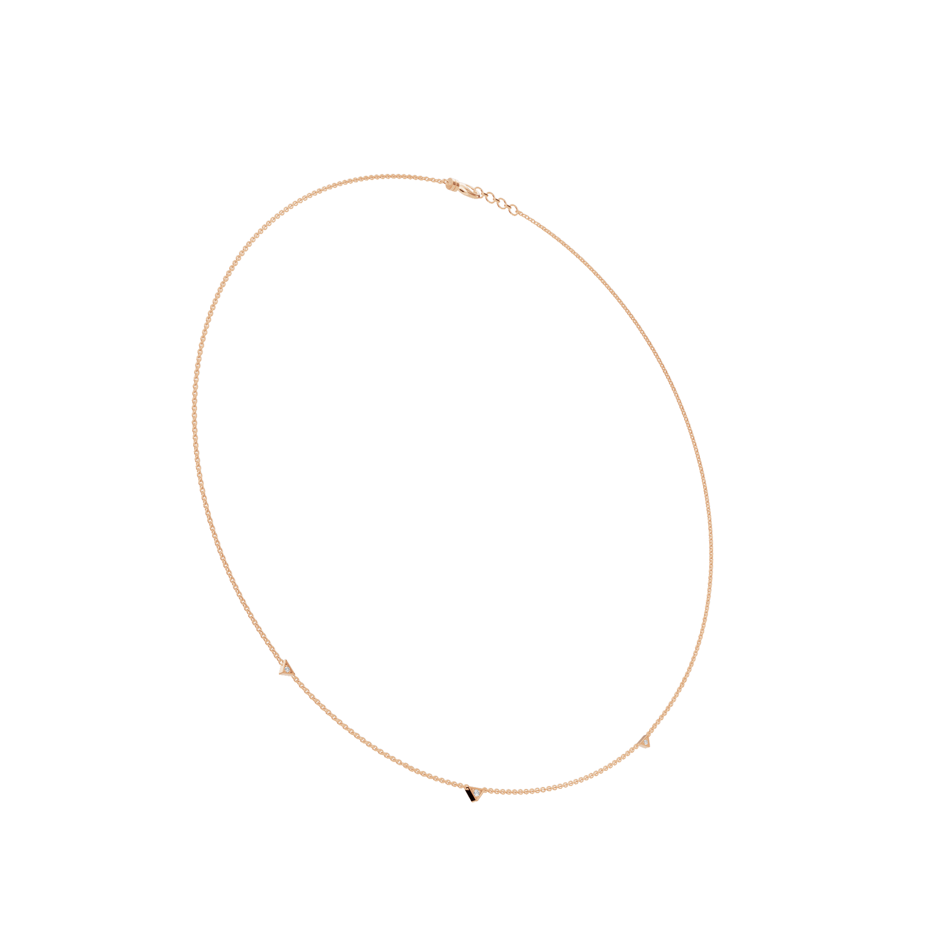 0.04ctw Round Diamond Delicate Everyday Necklace in Solid Gold