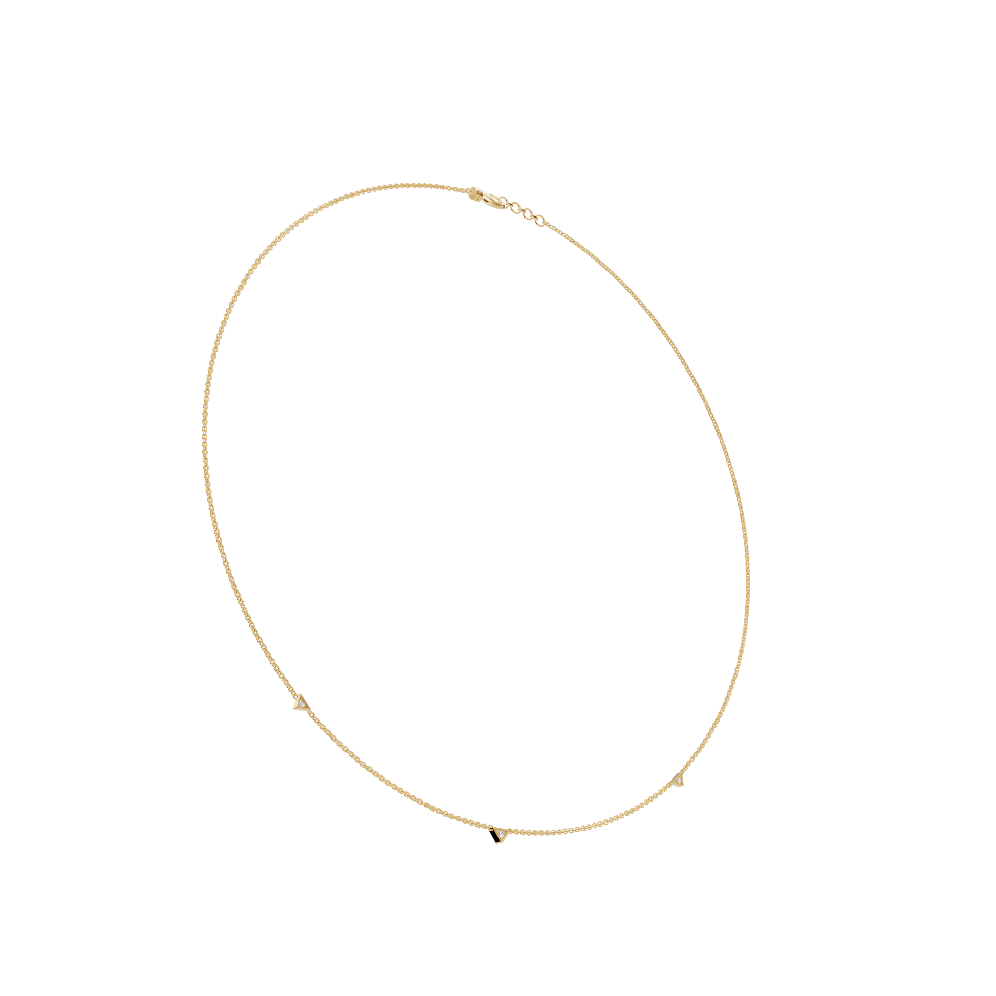 0.04ctw Round Diamond Delicate Everyday Necklace in Solid Gold