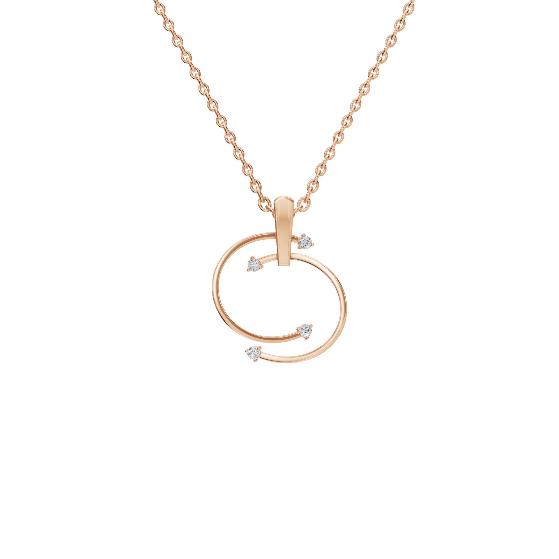 Infinity Orbit Diamond Necklace in – Luxury Holiday & Festival Jewelry Gift for Her