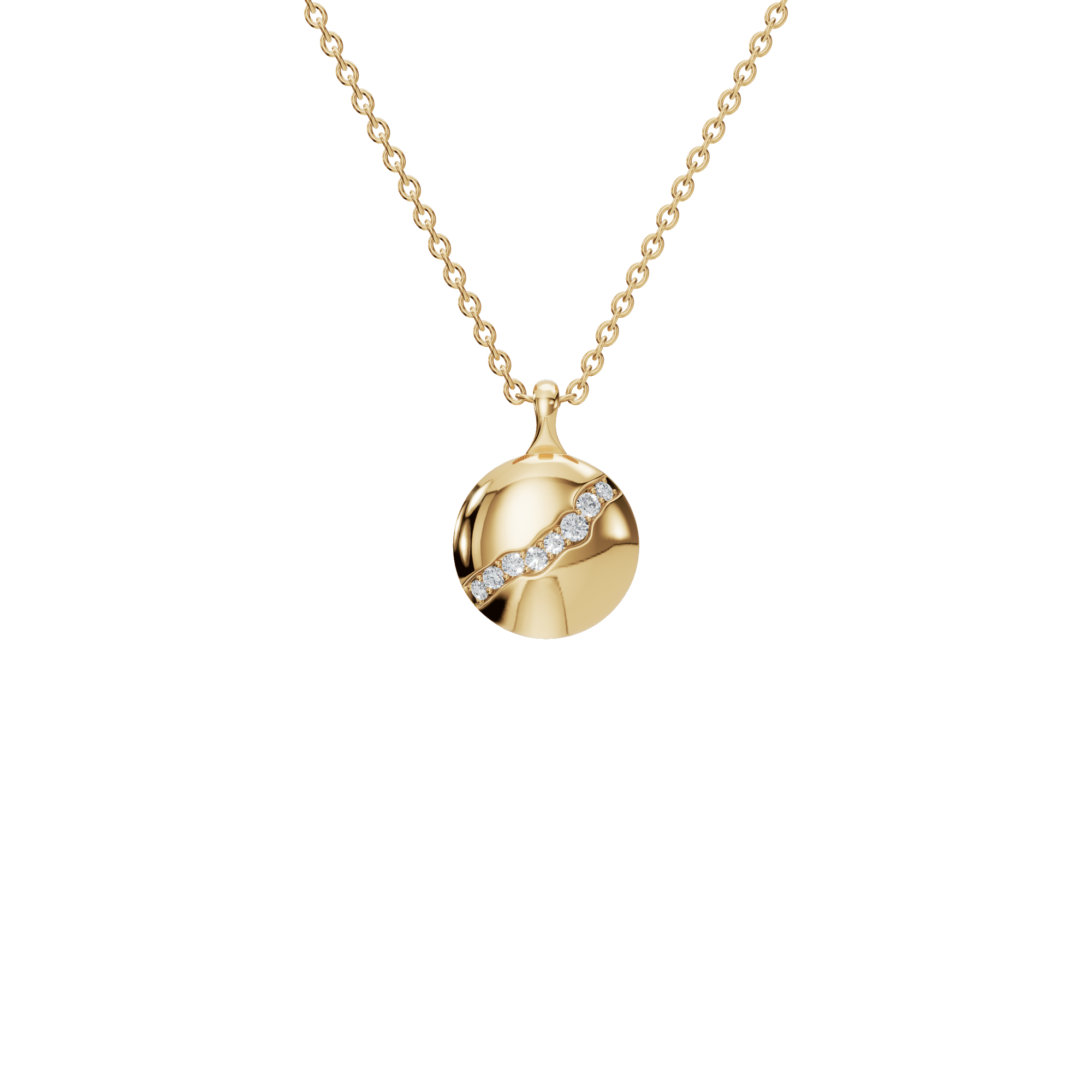 Majestic Brilliance Diamond Pendant Necklace – High-End USA Festival & Holiday Gift